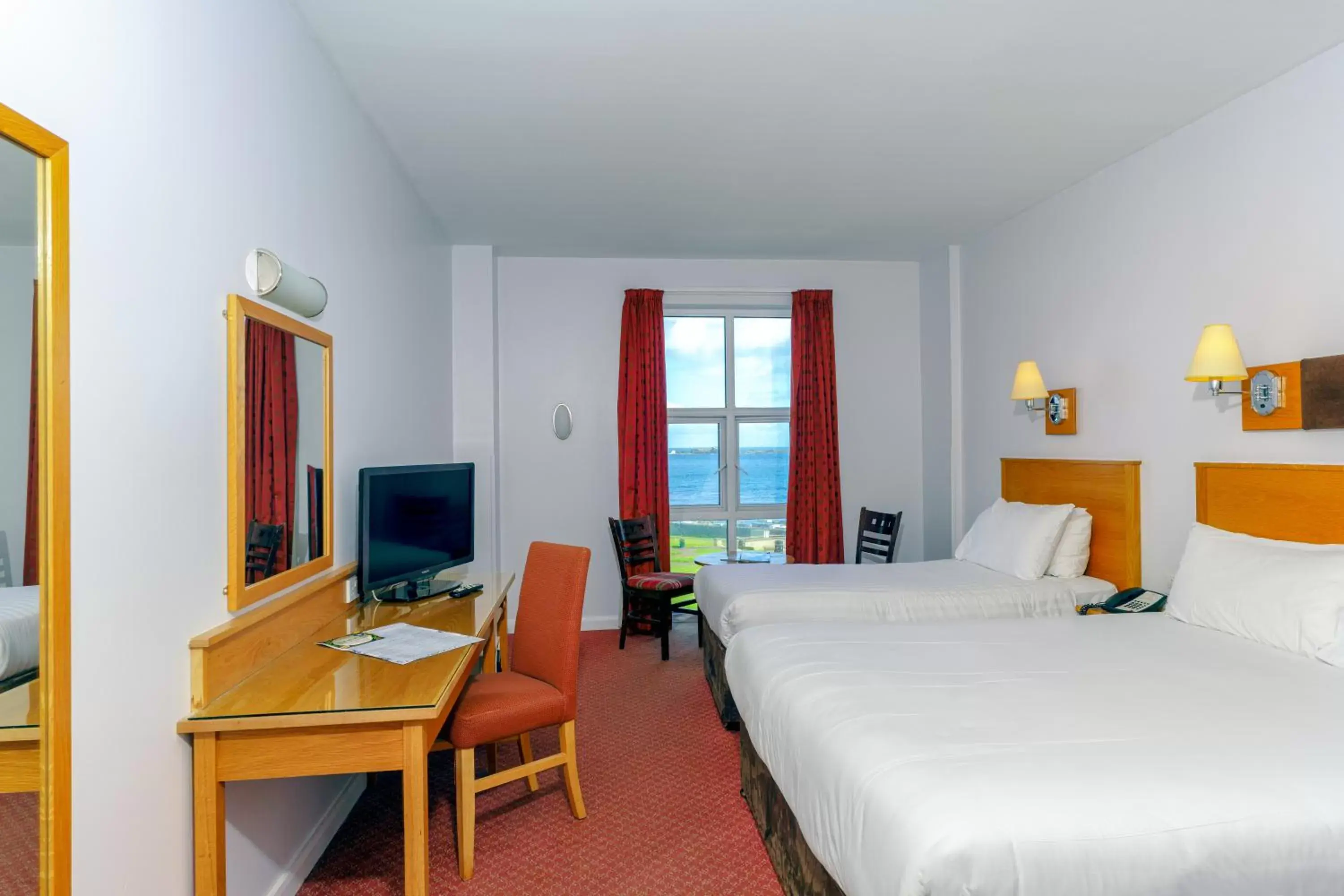 Bedroom in Portrush Atlantic Hotel