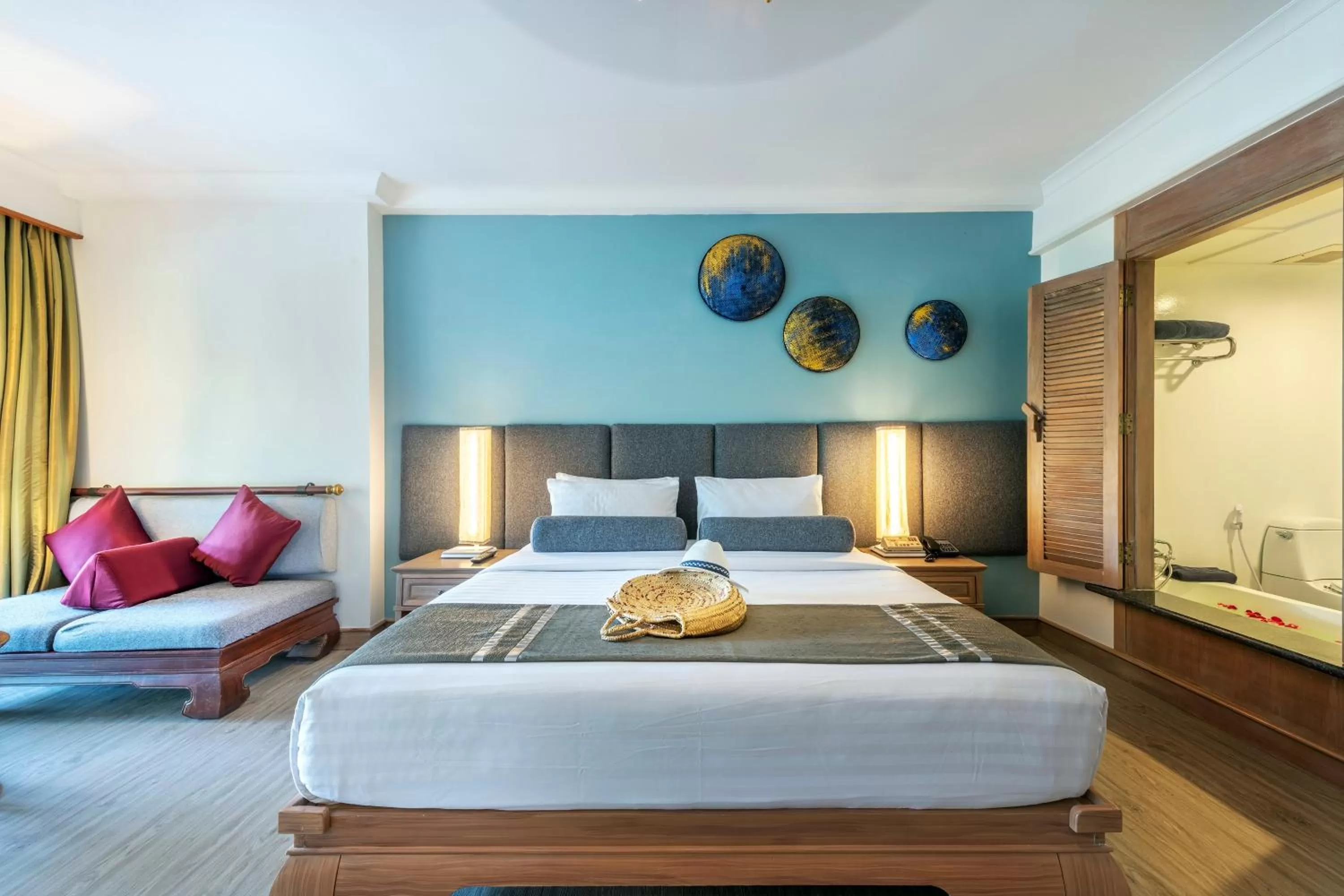 Bedroom, Bed in Chada Thai Village