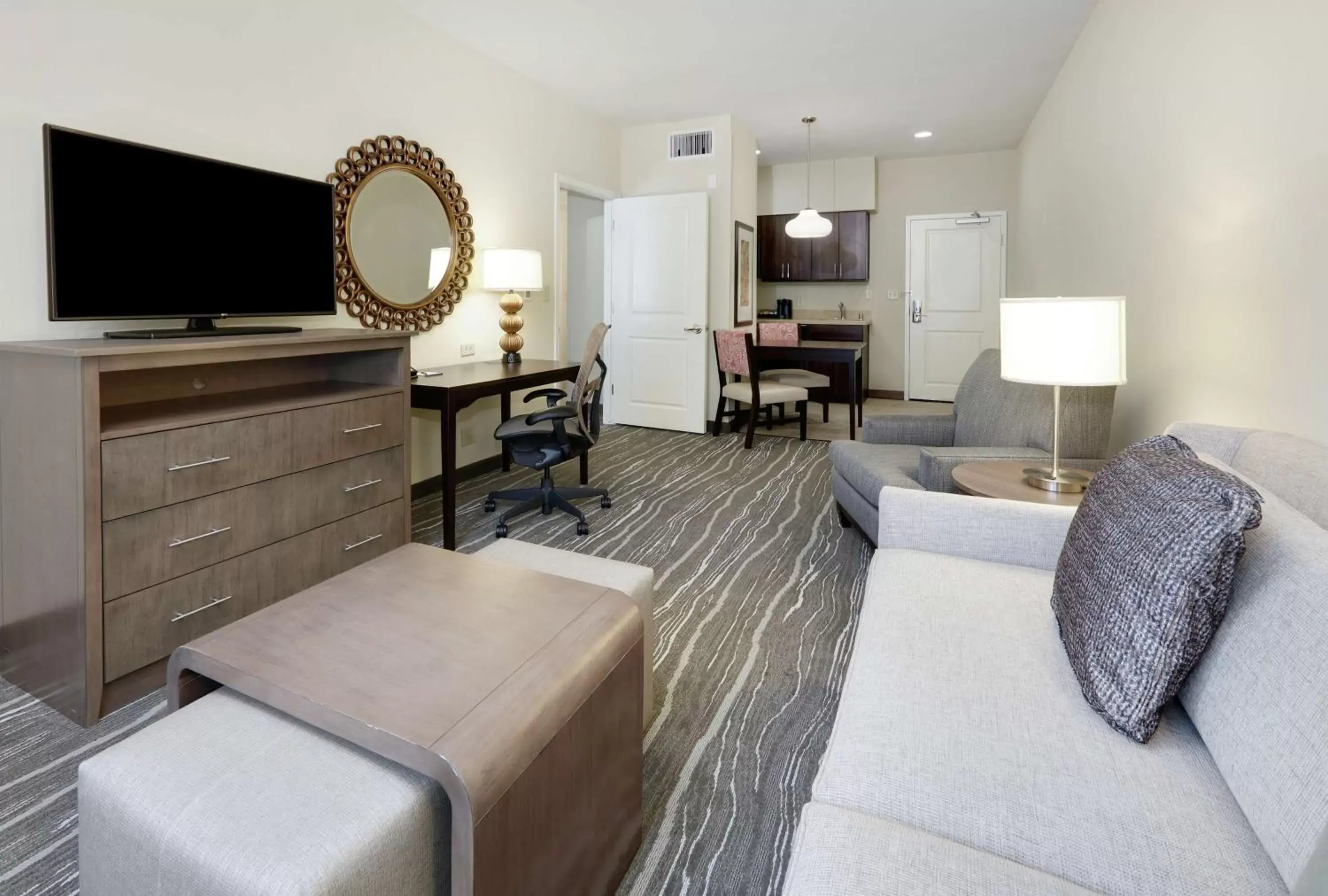 Living room, Seating Area in Homewood Suites by Hilton Dallas/Allen