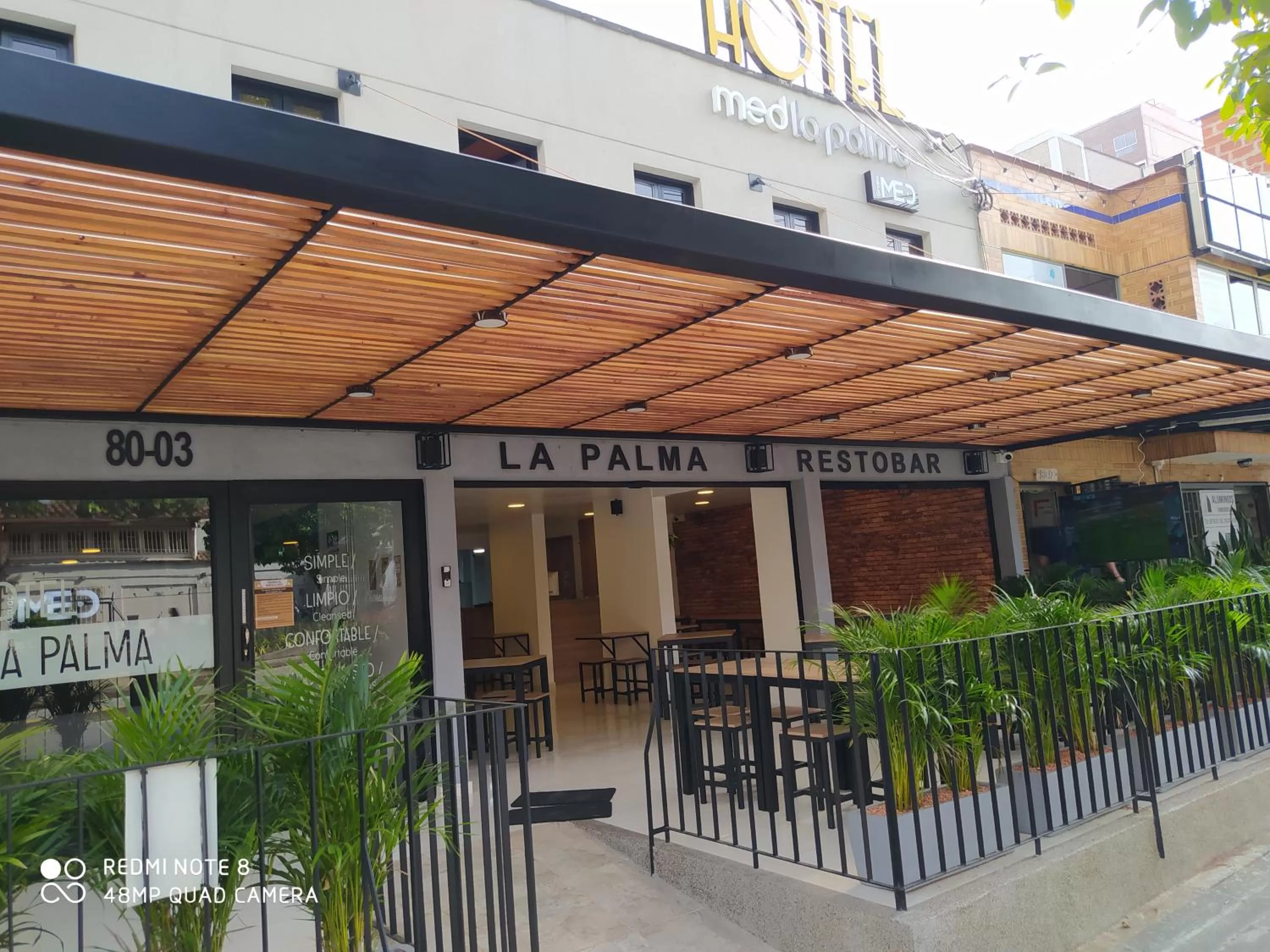 Facade/entrance in Med la palma