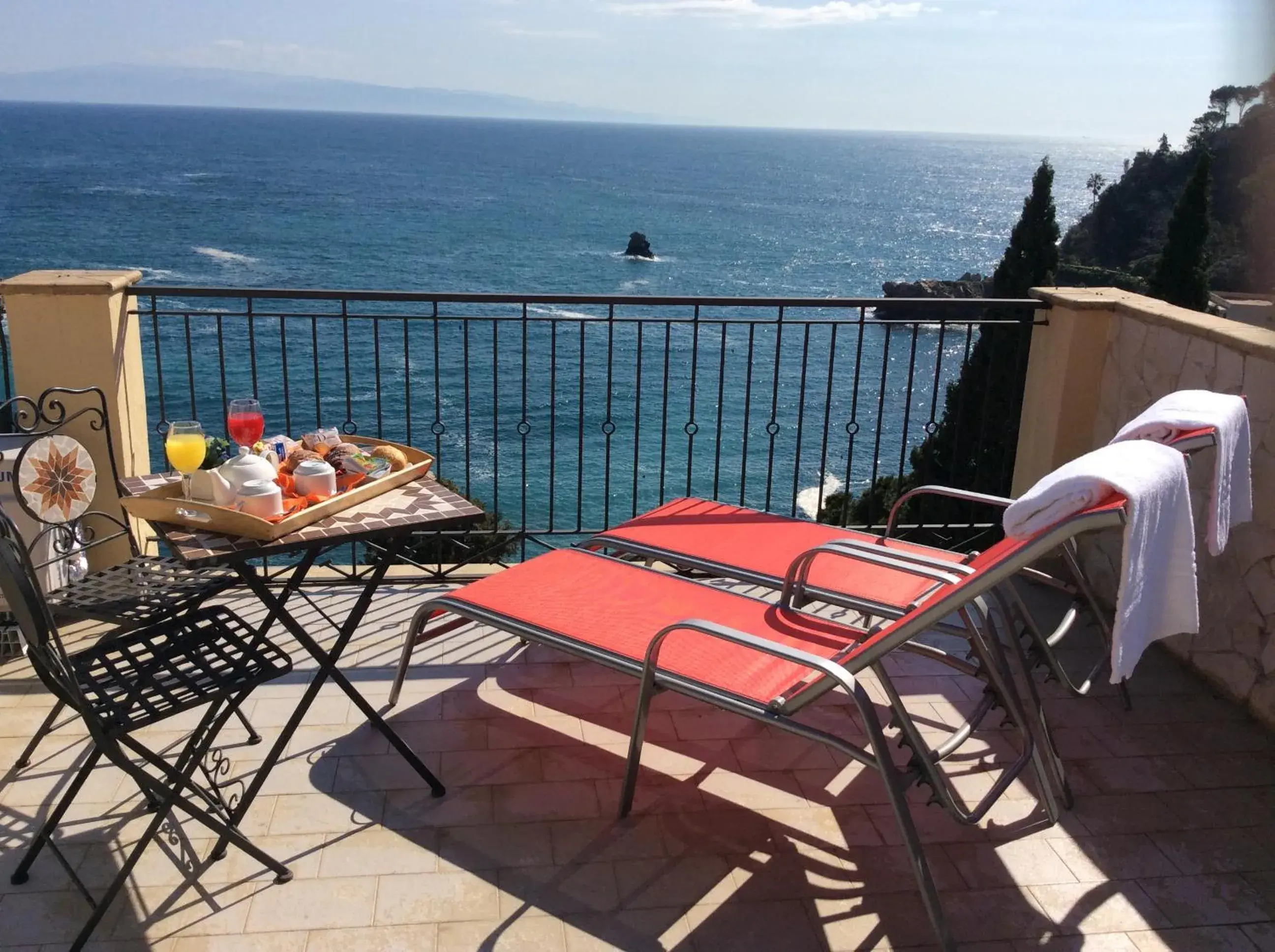 Balcony/Terrace in Jonic Hotel Mazzarò