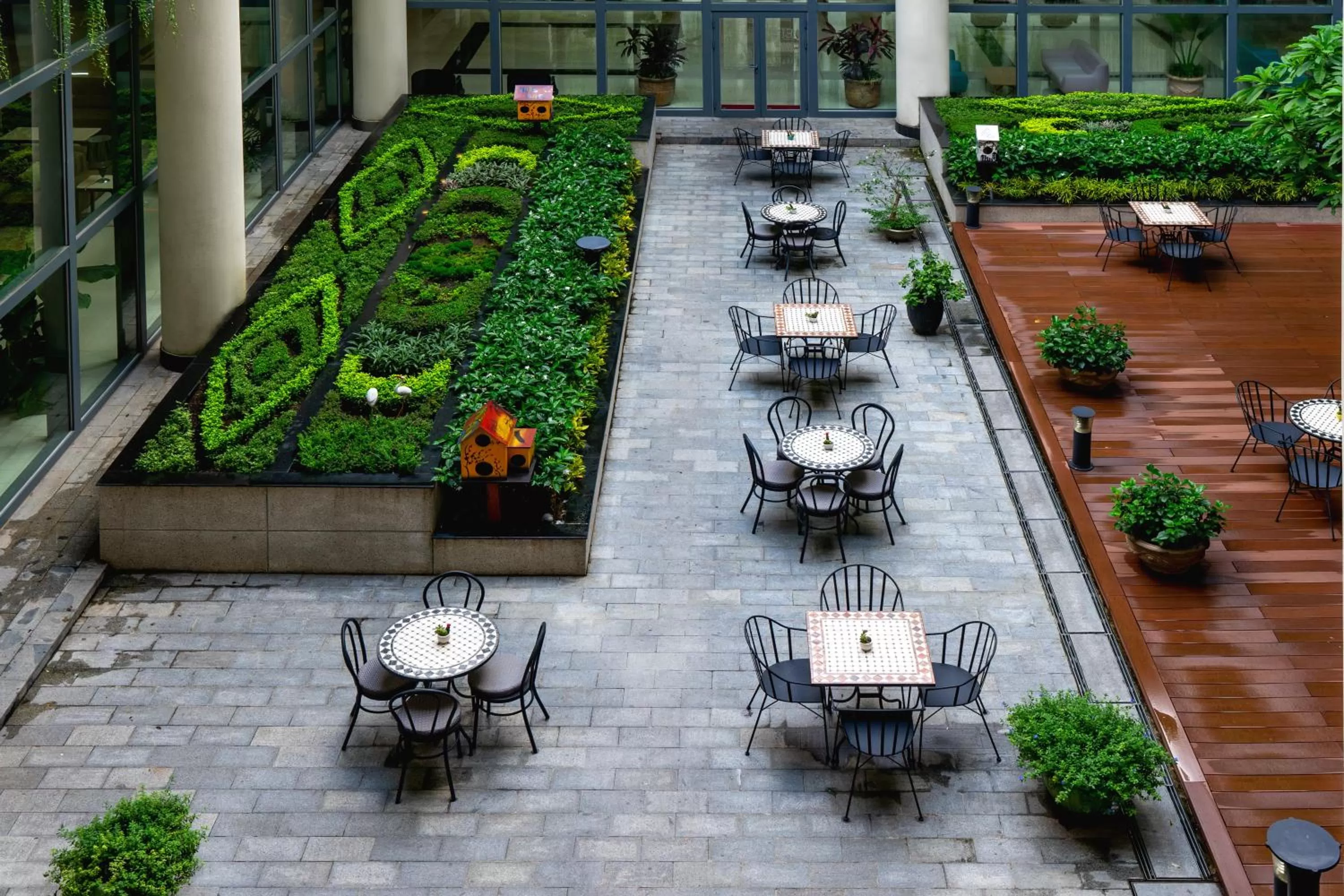 Garden view in Becamex Hotel New City