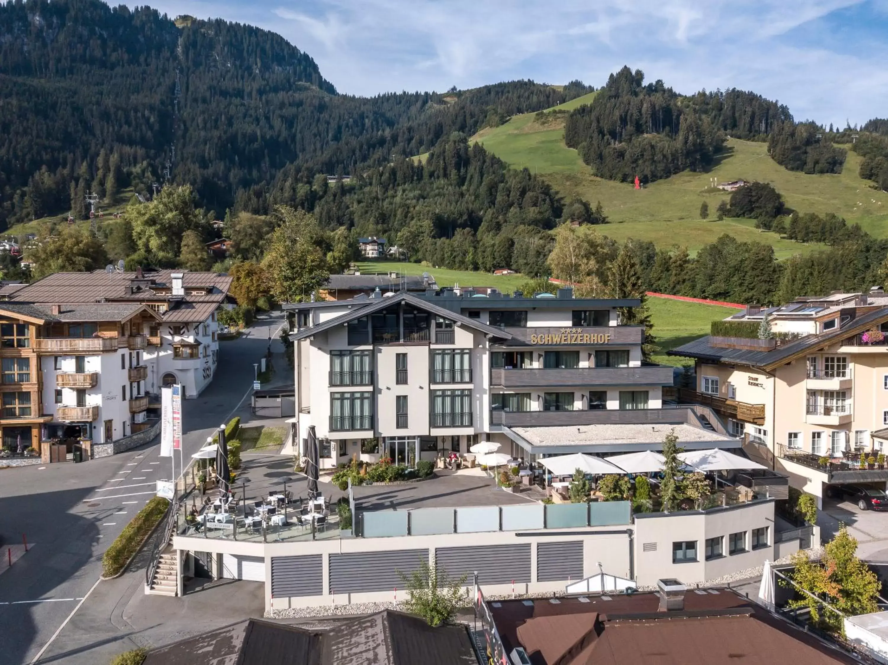 Property building in Aktiv Hotel Schweizerhof Kitzbühel
