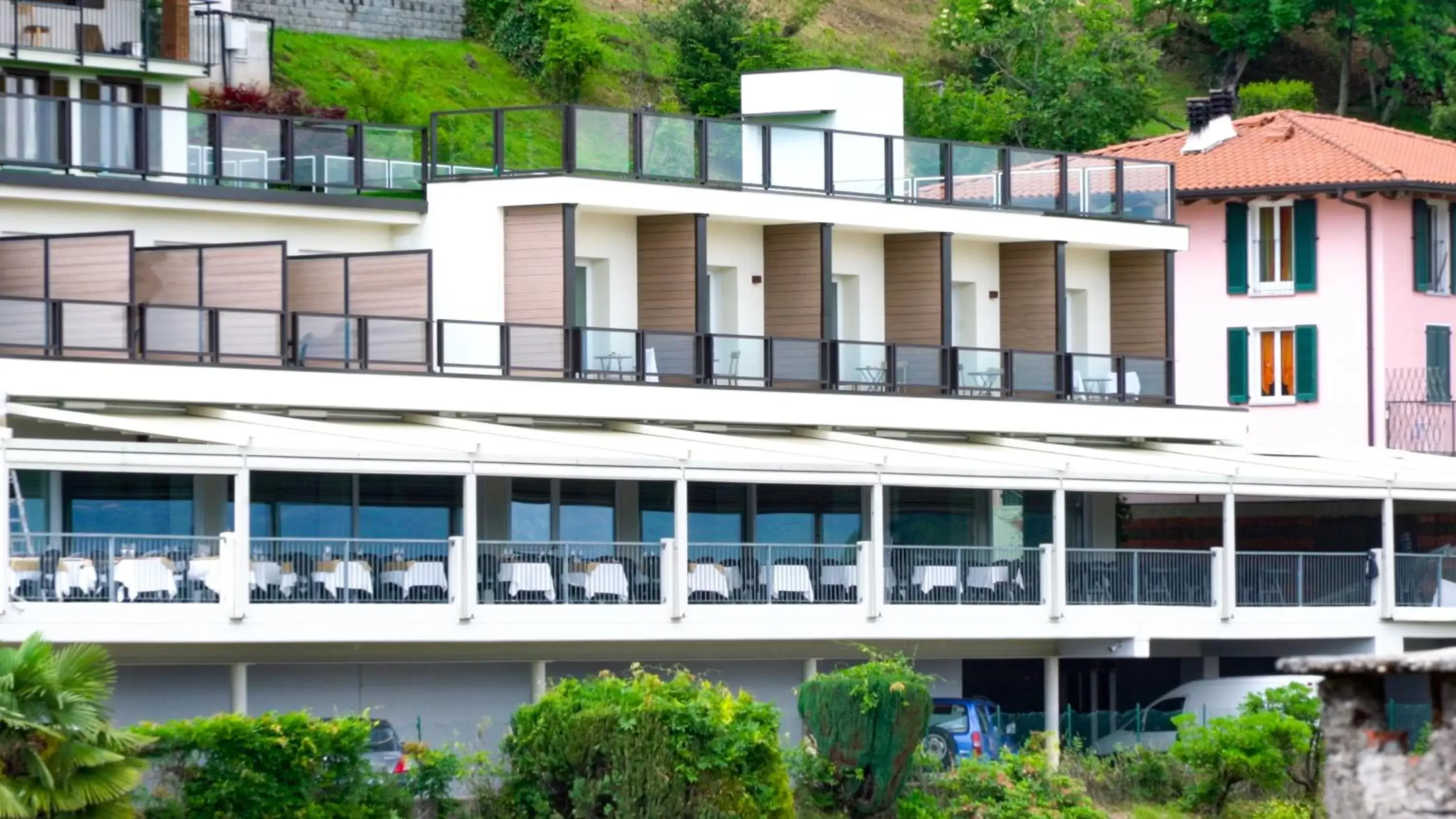 Facade/entrance, Property Building in Hotel Ristorante Stampa