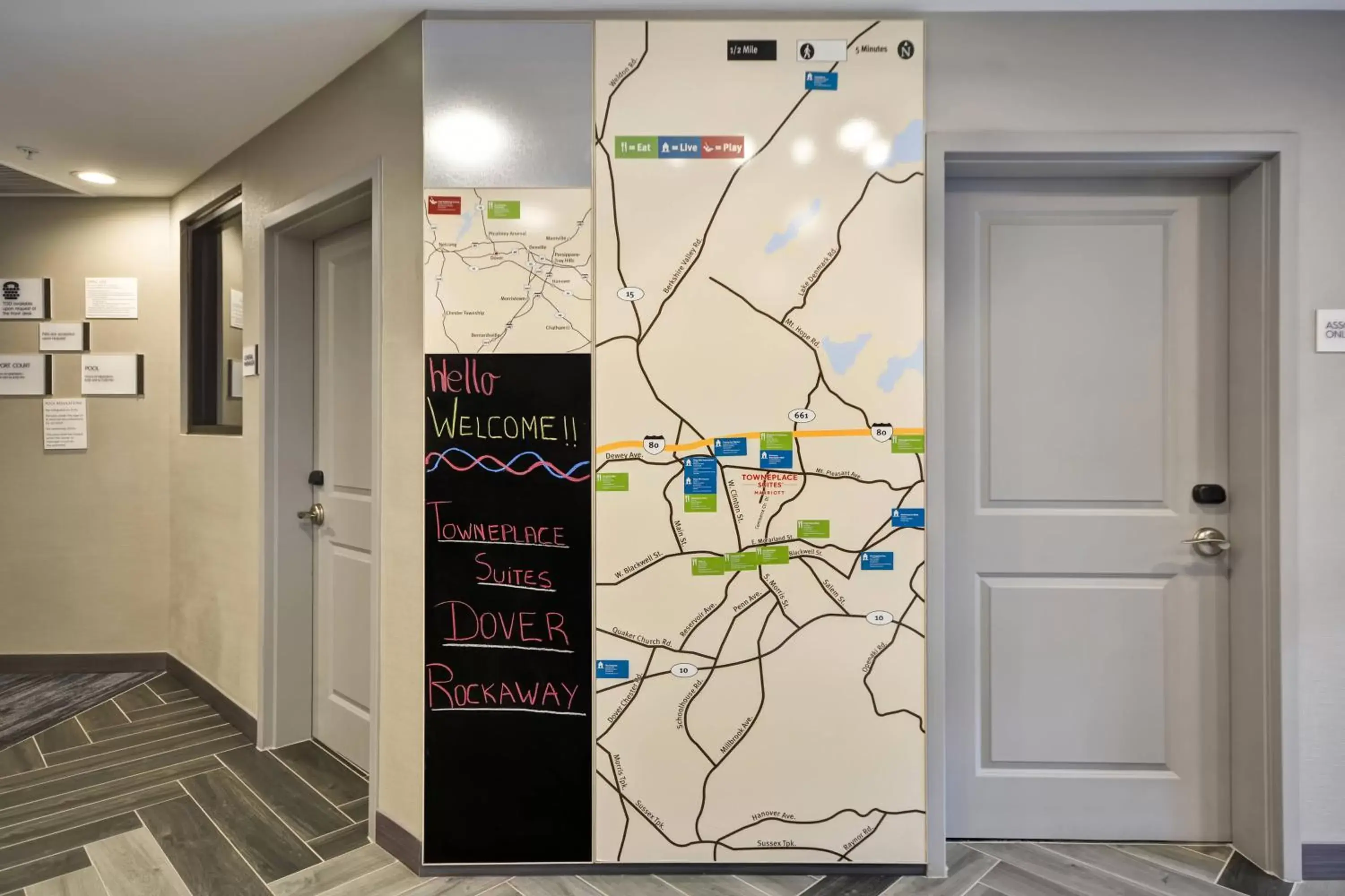 Location in TownePlace Suites by Marriott Dover Rockaway