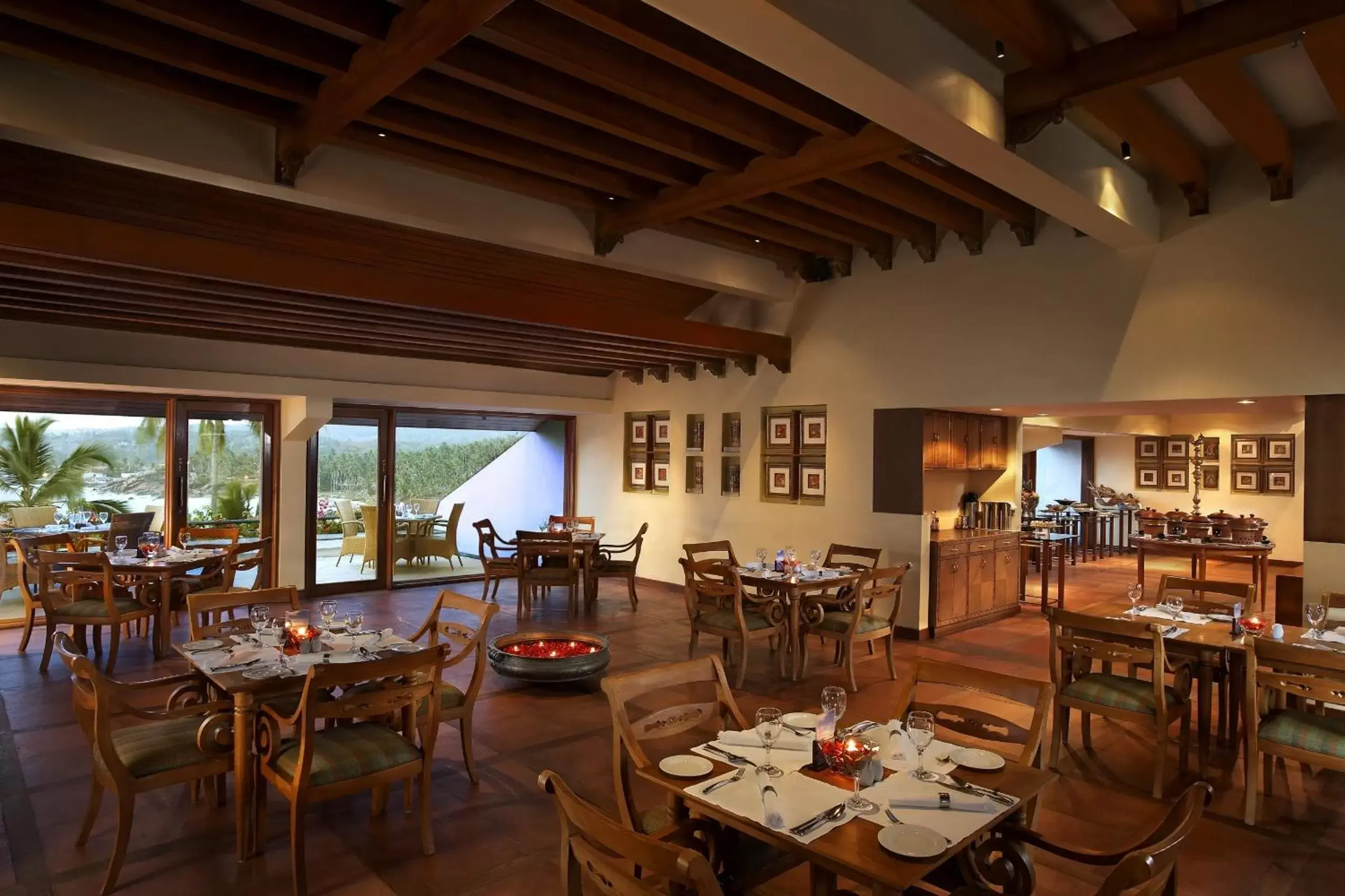 Dining area, Restaurant/Places to Eat in The Leela Kovalam, a Raviz Hotel