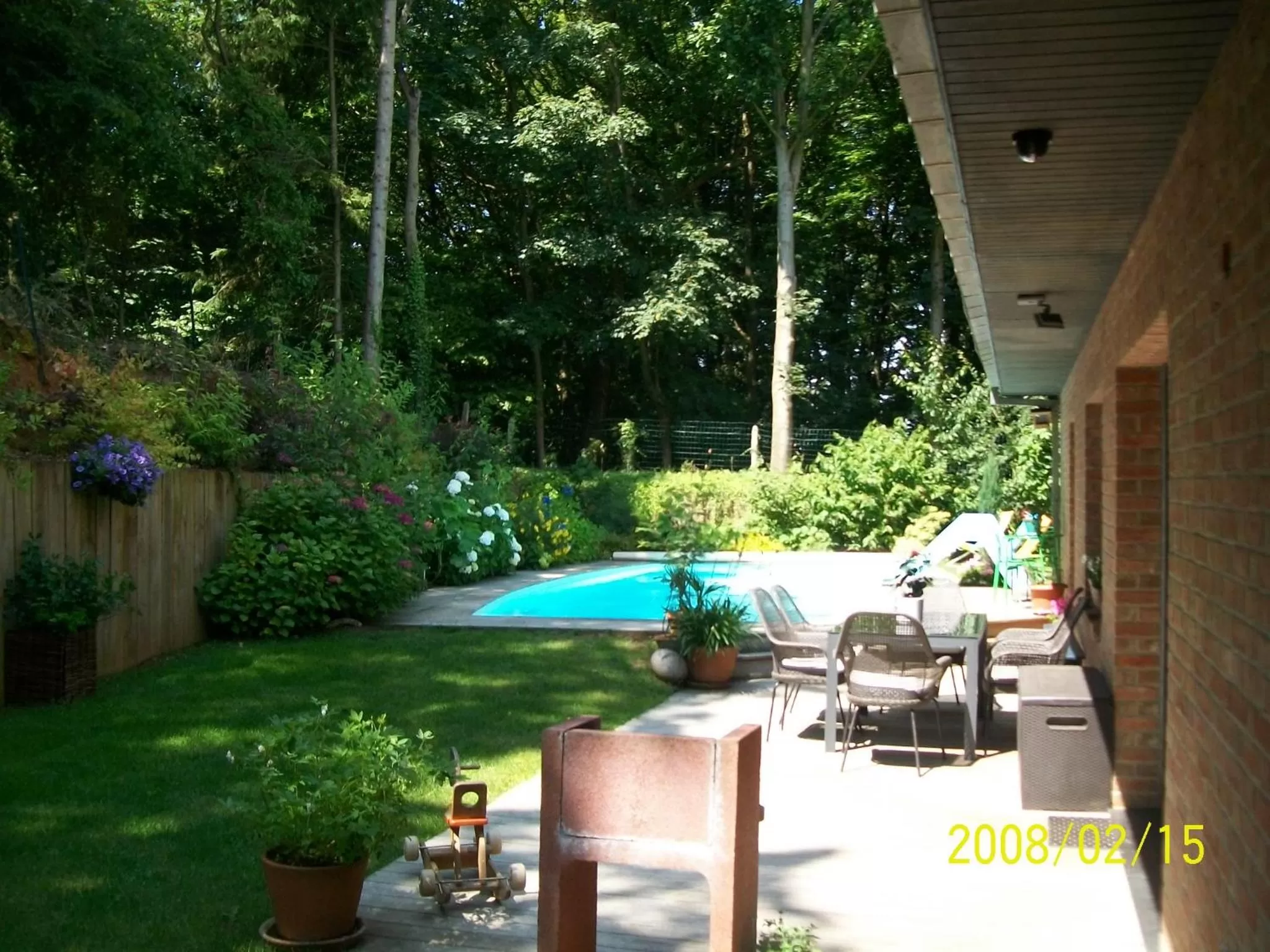 Garden view in La Maison D'hôtes Du Mont Des Cats