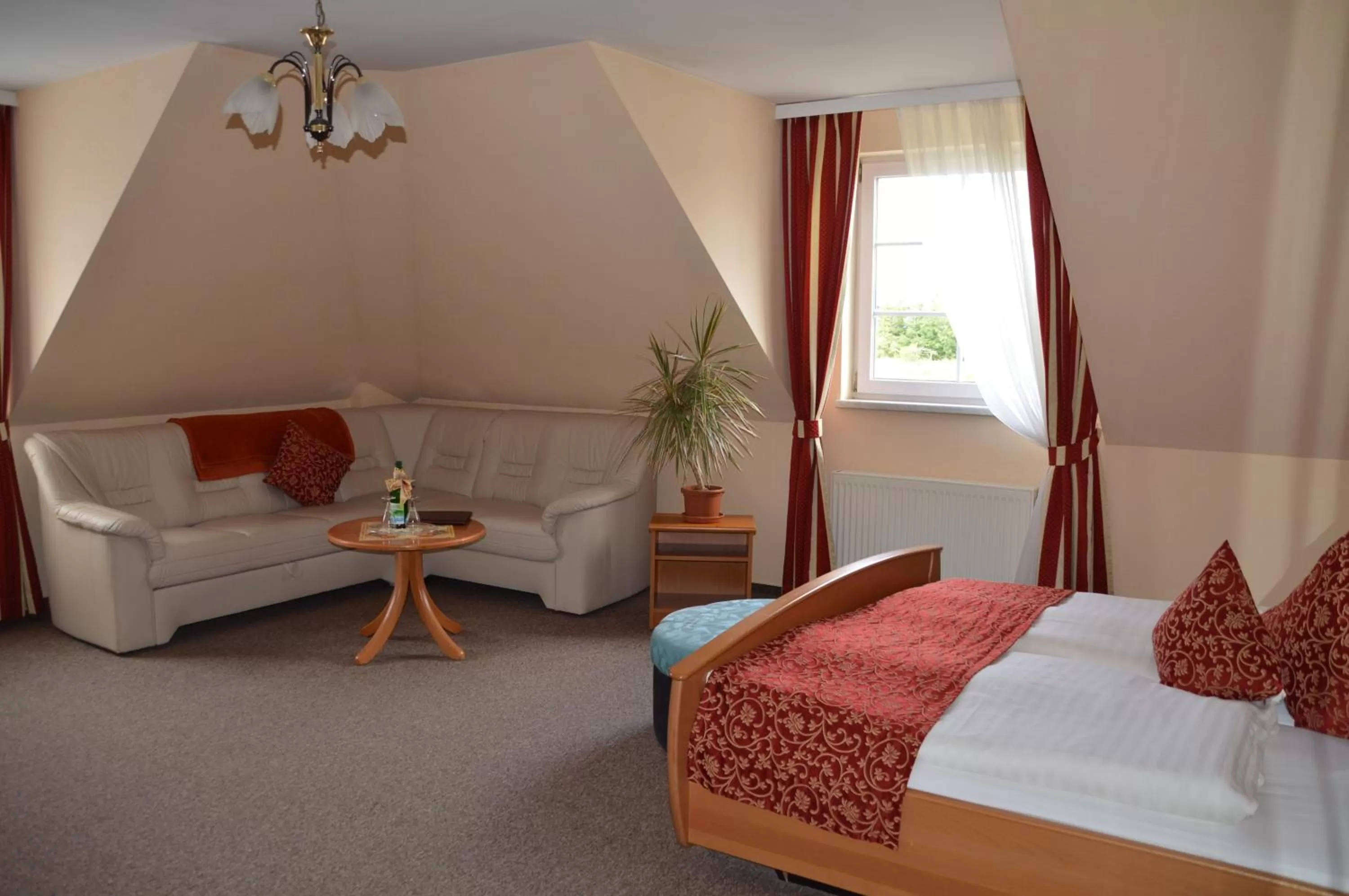 Photo of the whole room, Bed in Hotel Auerhahn