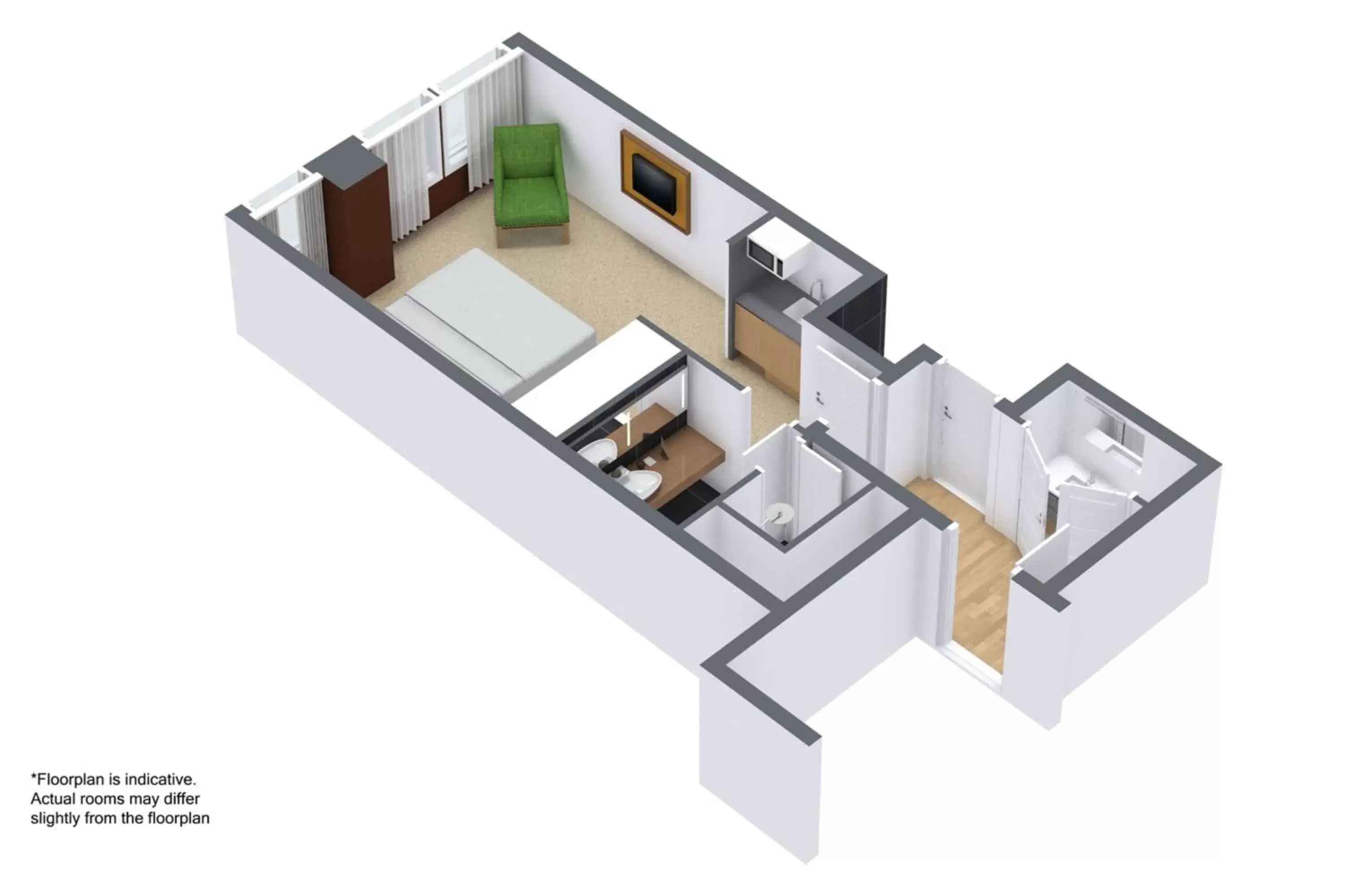 Floor Plan in Adina Apartment Hotel Melbourne