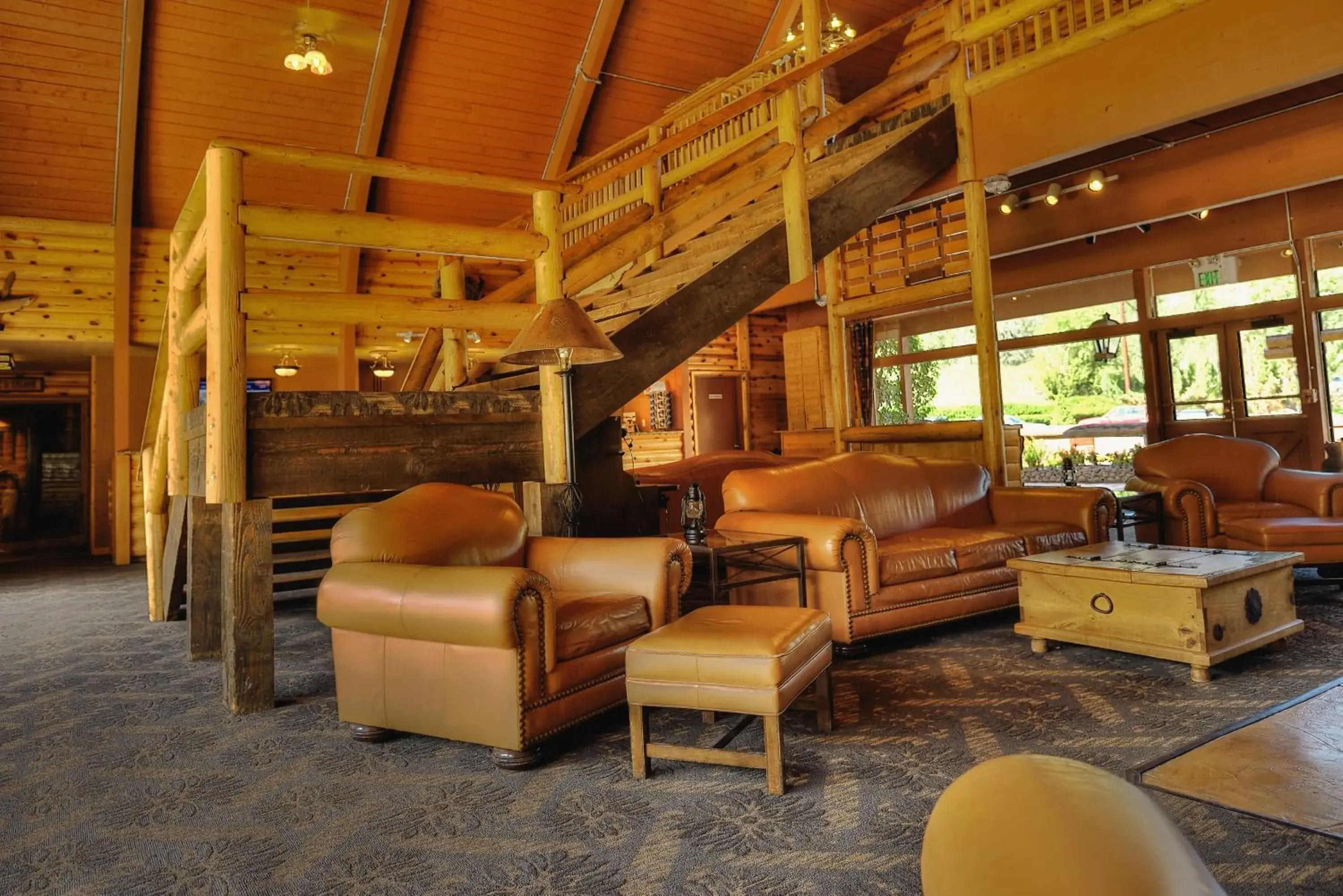 Lobby or reception in Kohl's Ranch Lodge