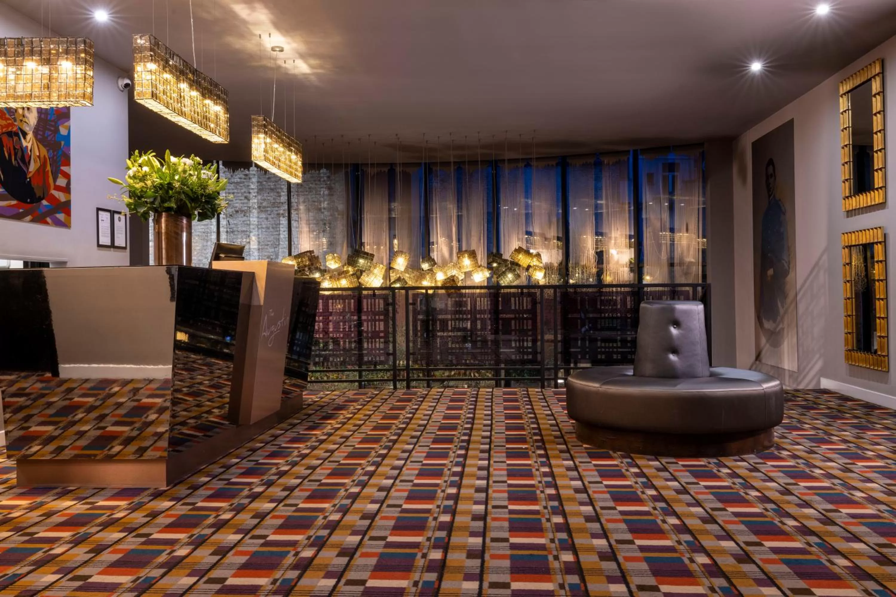 Lobby or reception in Hotel The Augustin