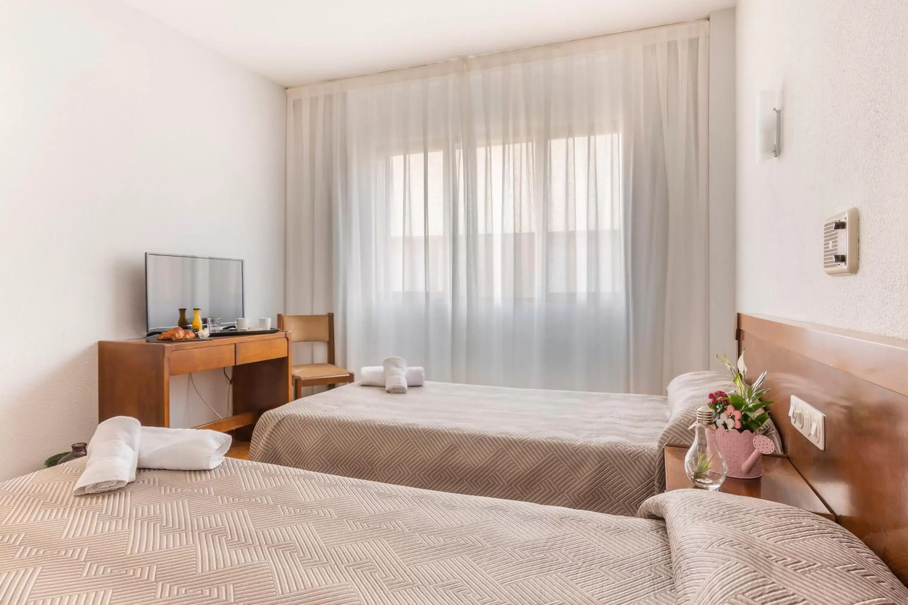 Decorative detail, Bed in Hotel Sierra de Arcos