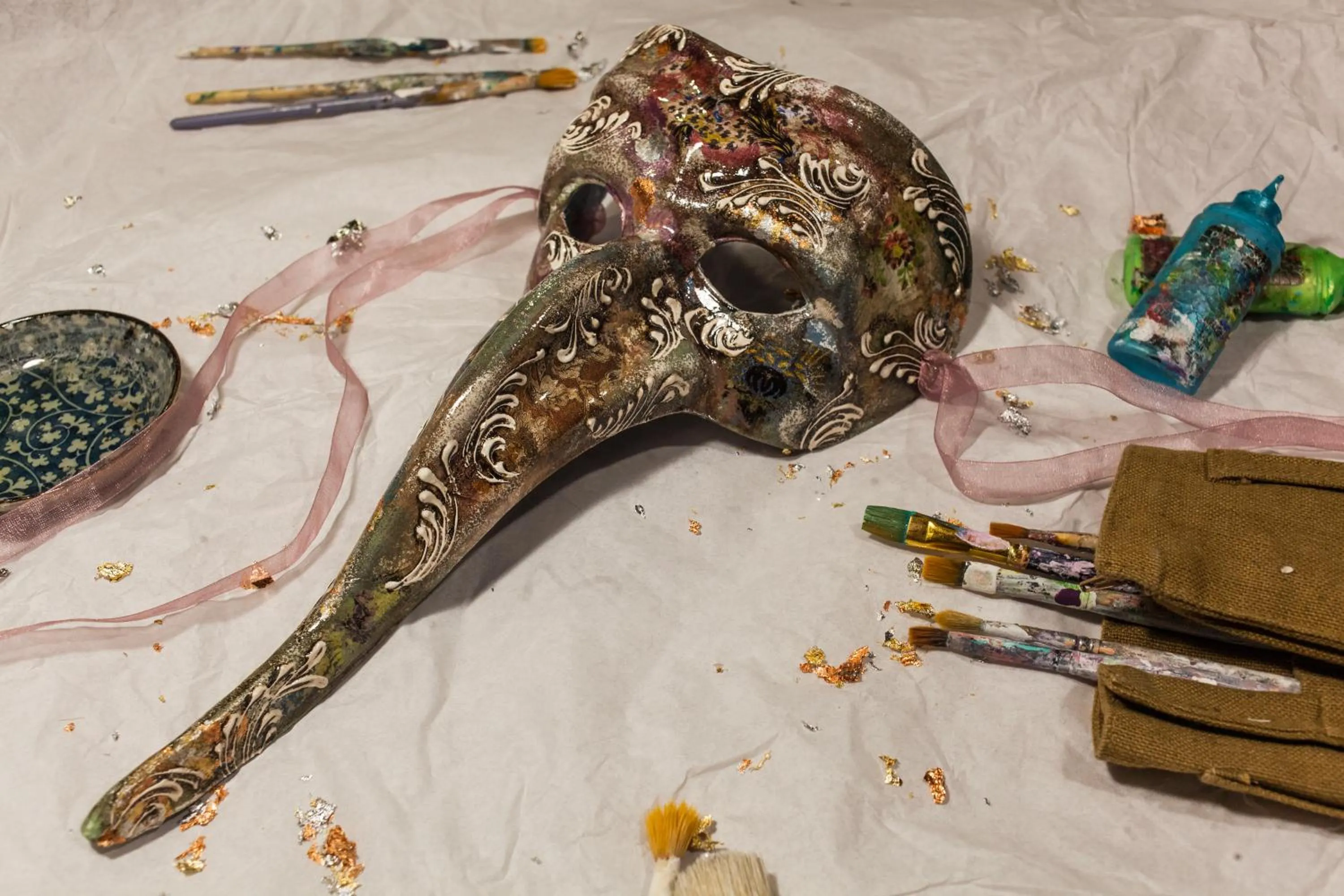 Decorative detail in Venice Maggior Consiglio