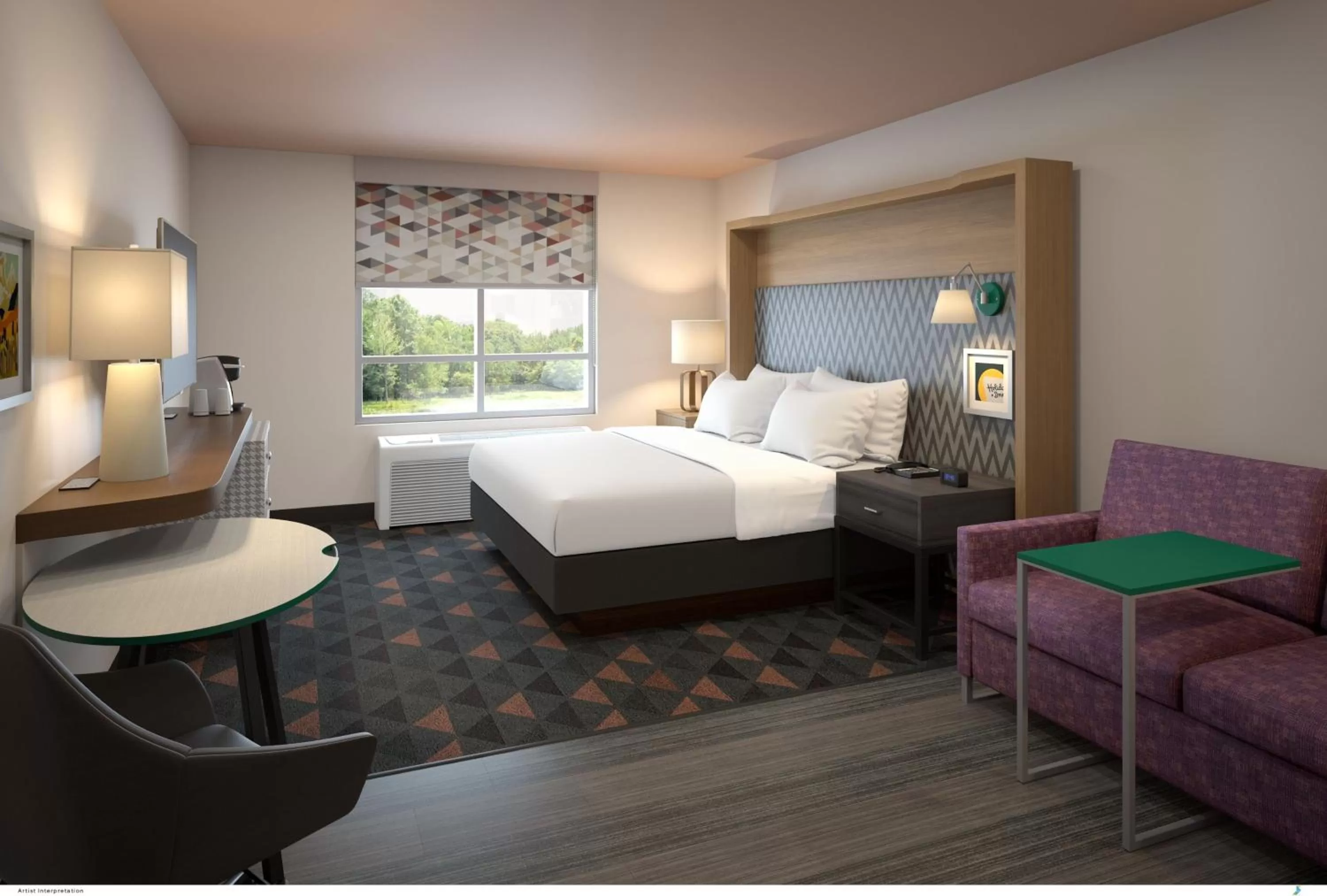 Photo of the whole room, Bed in Holiday Inn Omaha Downtown - Waterpark by IHG