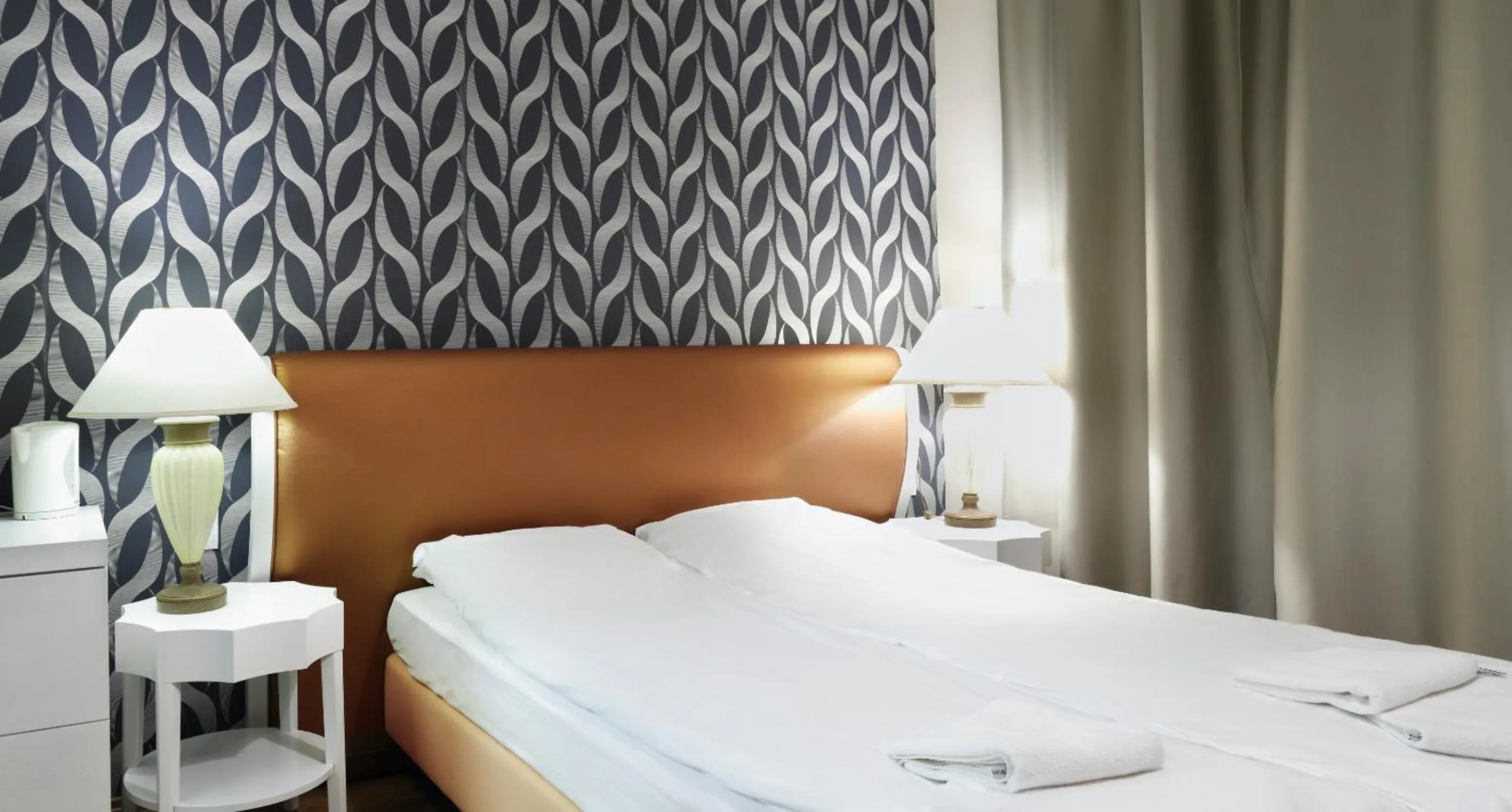 Decorative detail, Bed in House Octogon