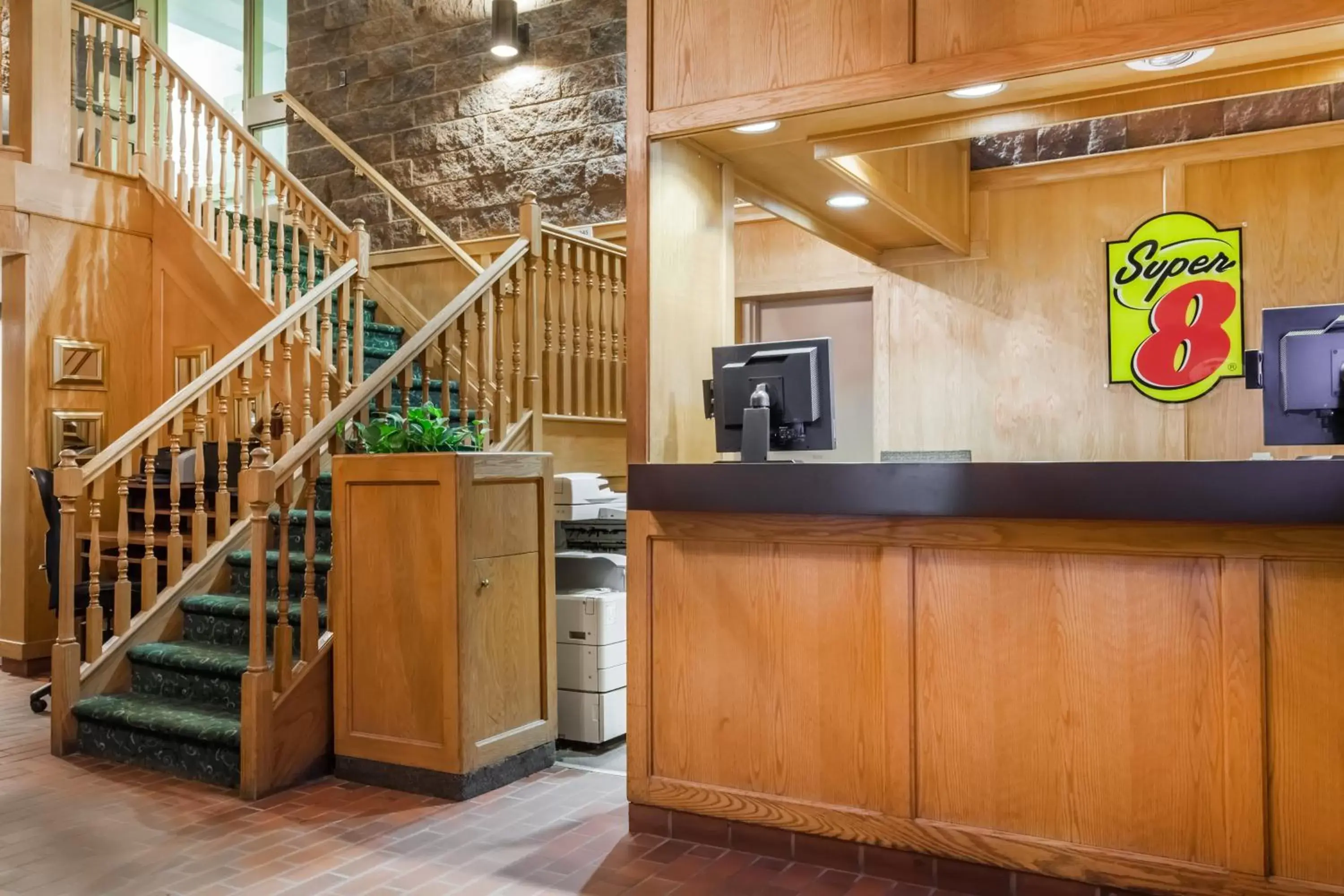 Lobby or reception in Super 8 by Wyndham Sudbury ON Lobby or reception in Super 8 by Wyndham Sudbury ON