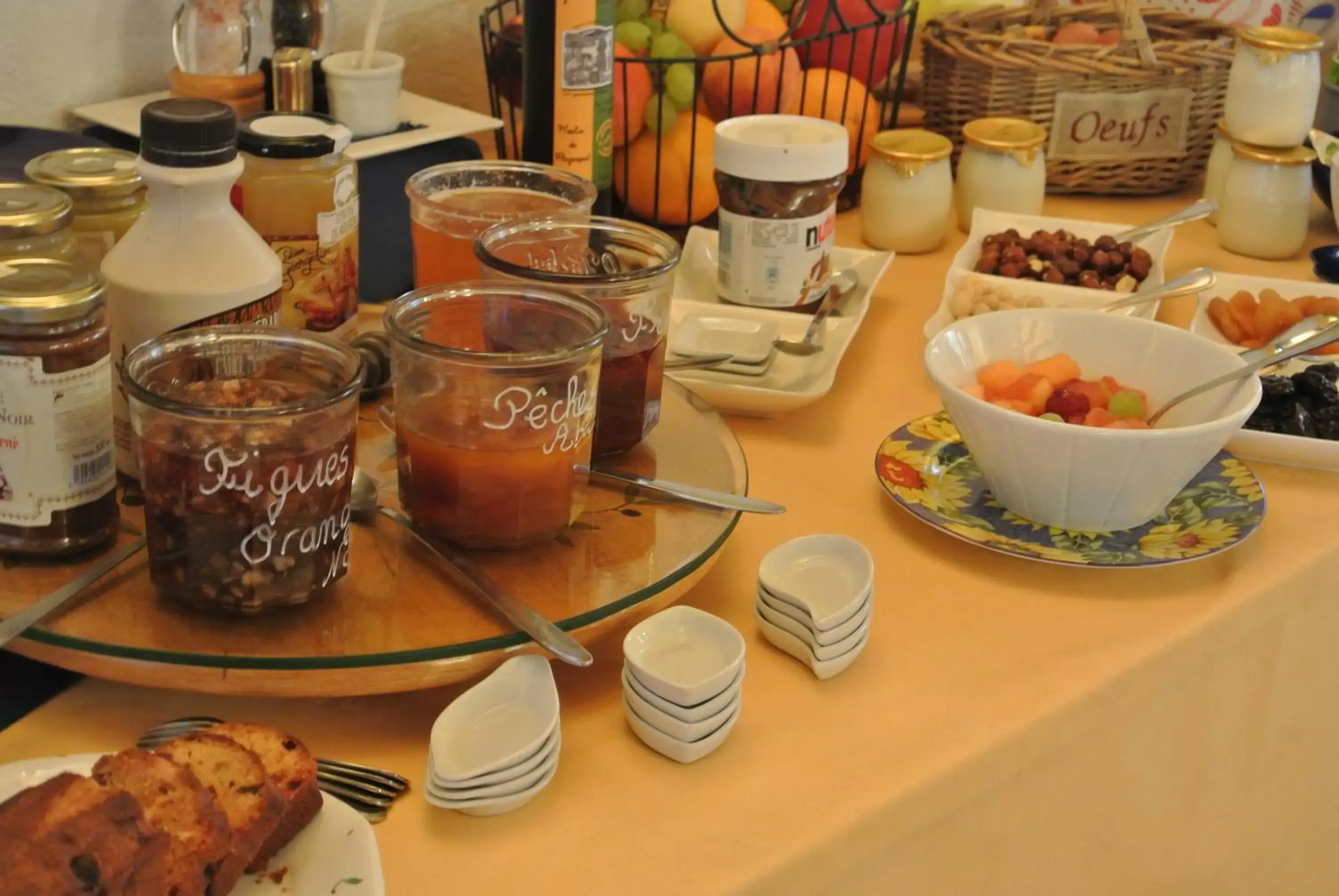 Buffet breakfast in La Vieille Bastide