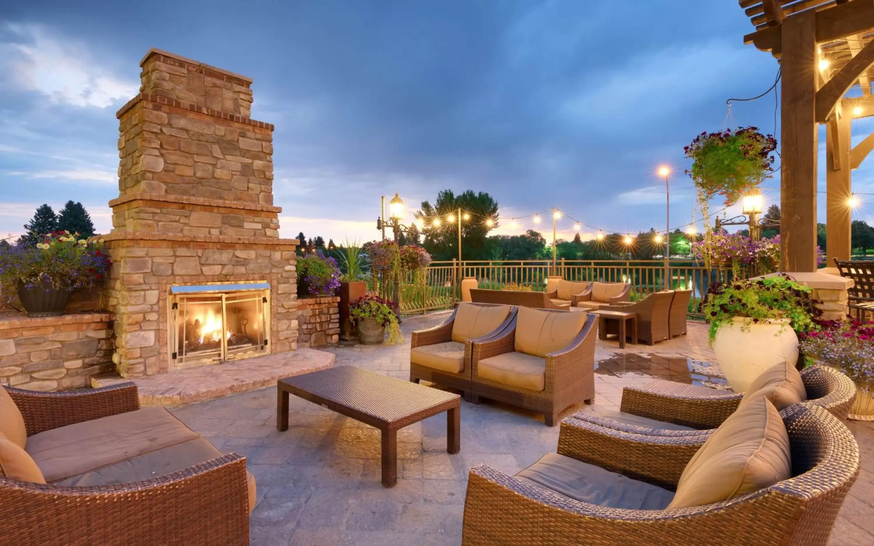 Patio in Hilton Garden Inn Idaho Falls