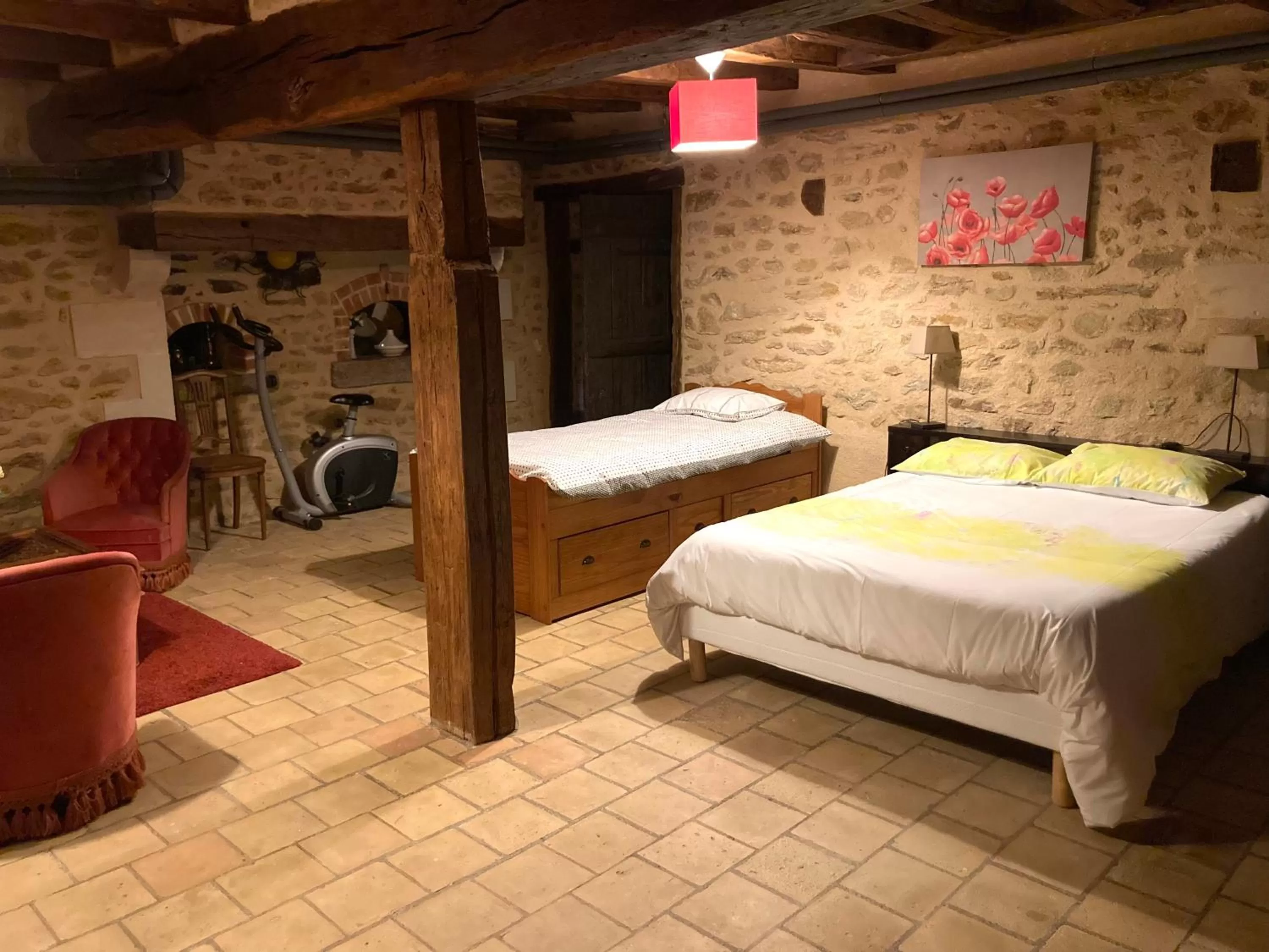 Bed in chambre privée