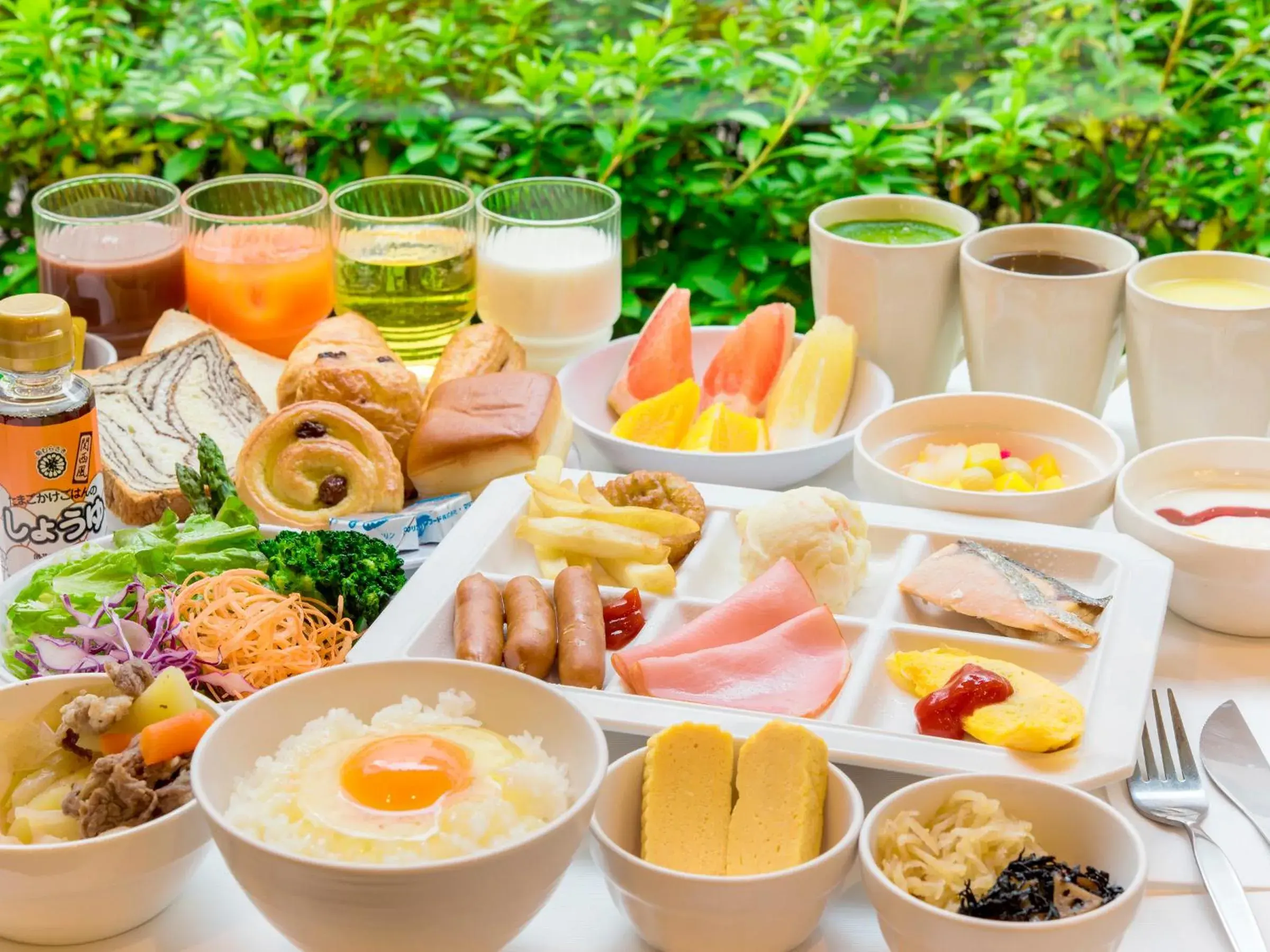 Food close-up, Breakfast in Kobe Sannomiya Union Hotel