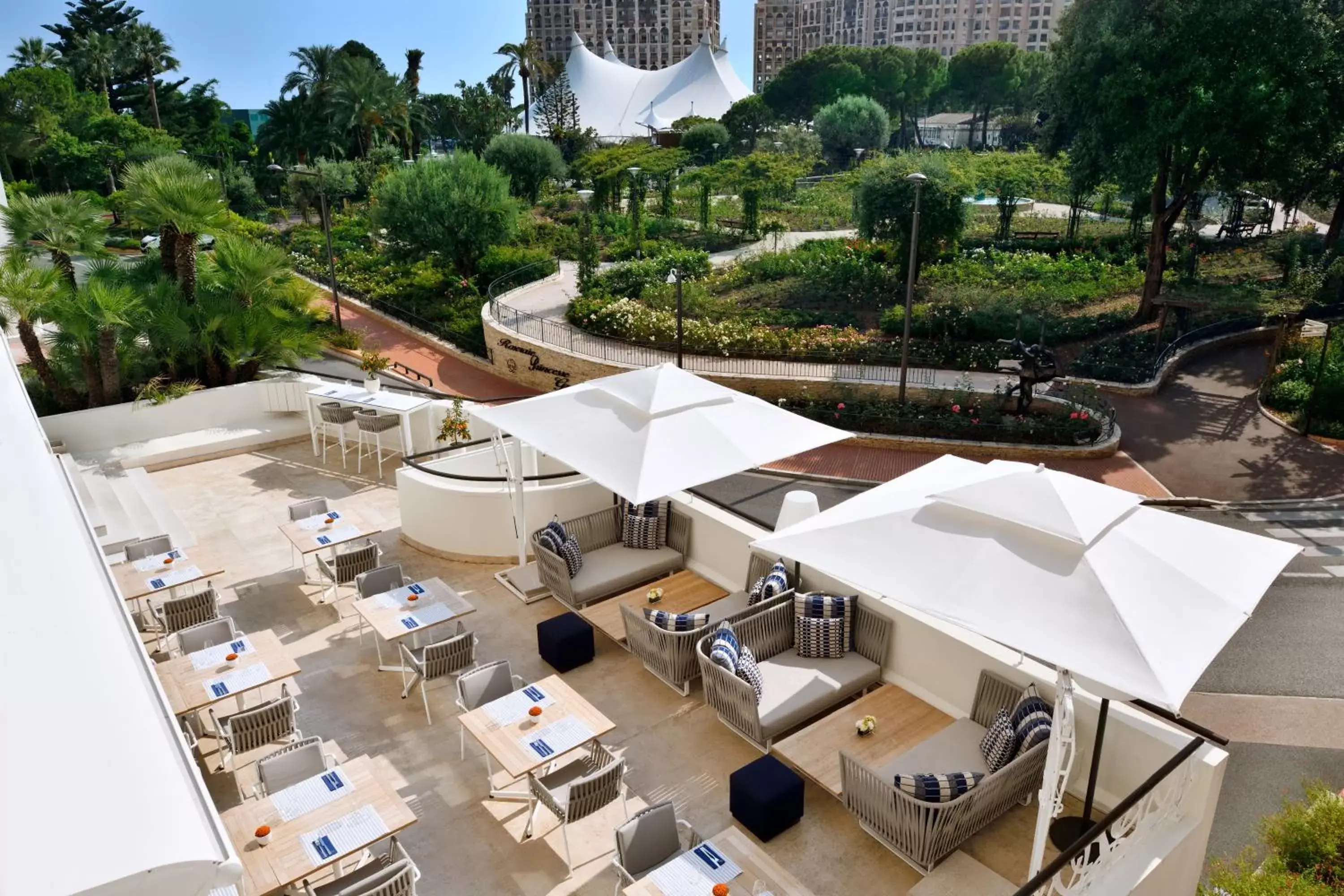 Restaurant/places to eat, Bird's-eye View in Hôtel Columbus Monte Carlo