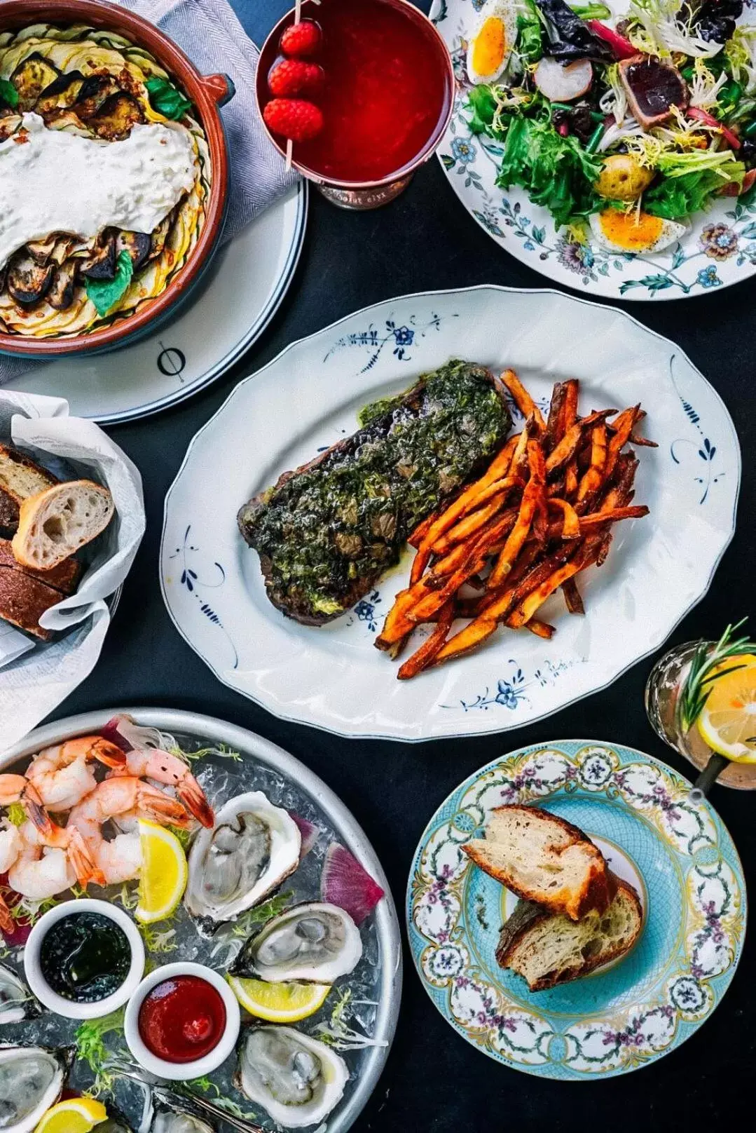 Food close-up in Sofitel Lafayette Square Washington DC Food close-up in Sofitel Lafayette Square Washington DC