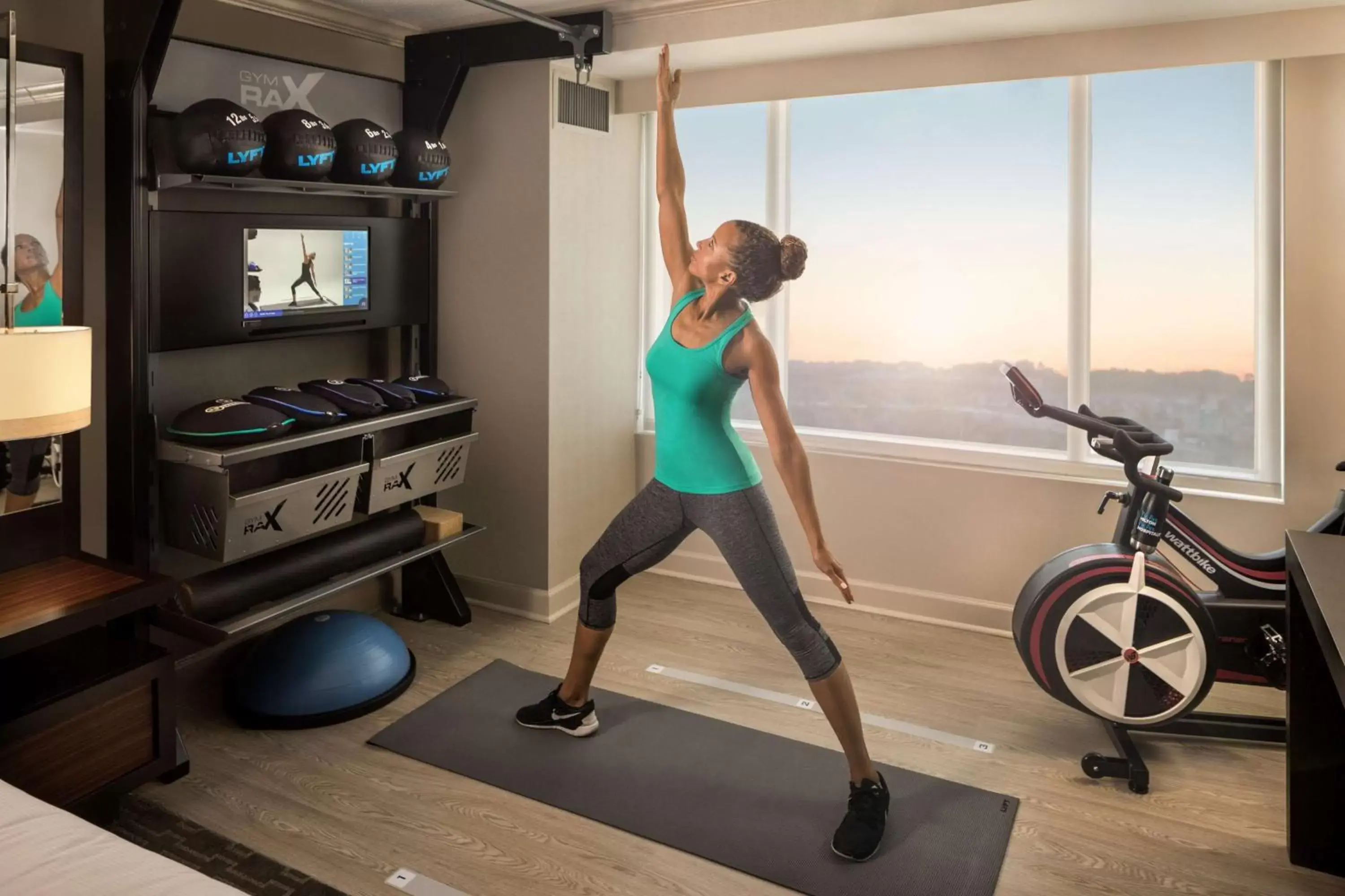 Photo of the whole room, Fitness Center/Facilities in Hilton McLean Tysons Corner