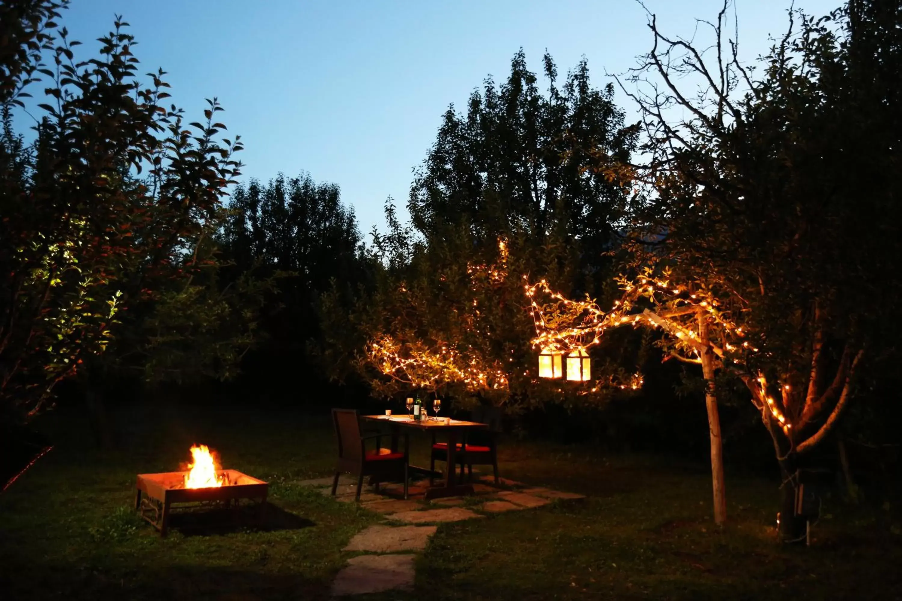 BBQ facilities, Garden in Larisa Resort Manali