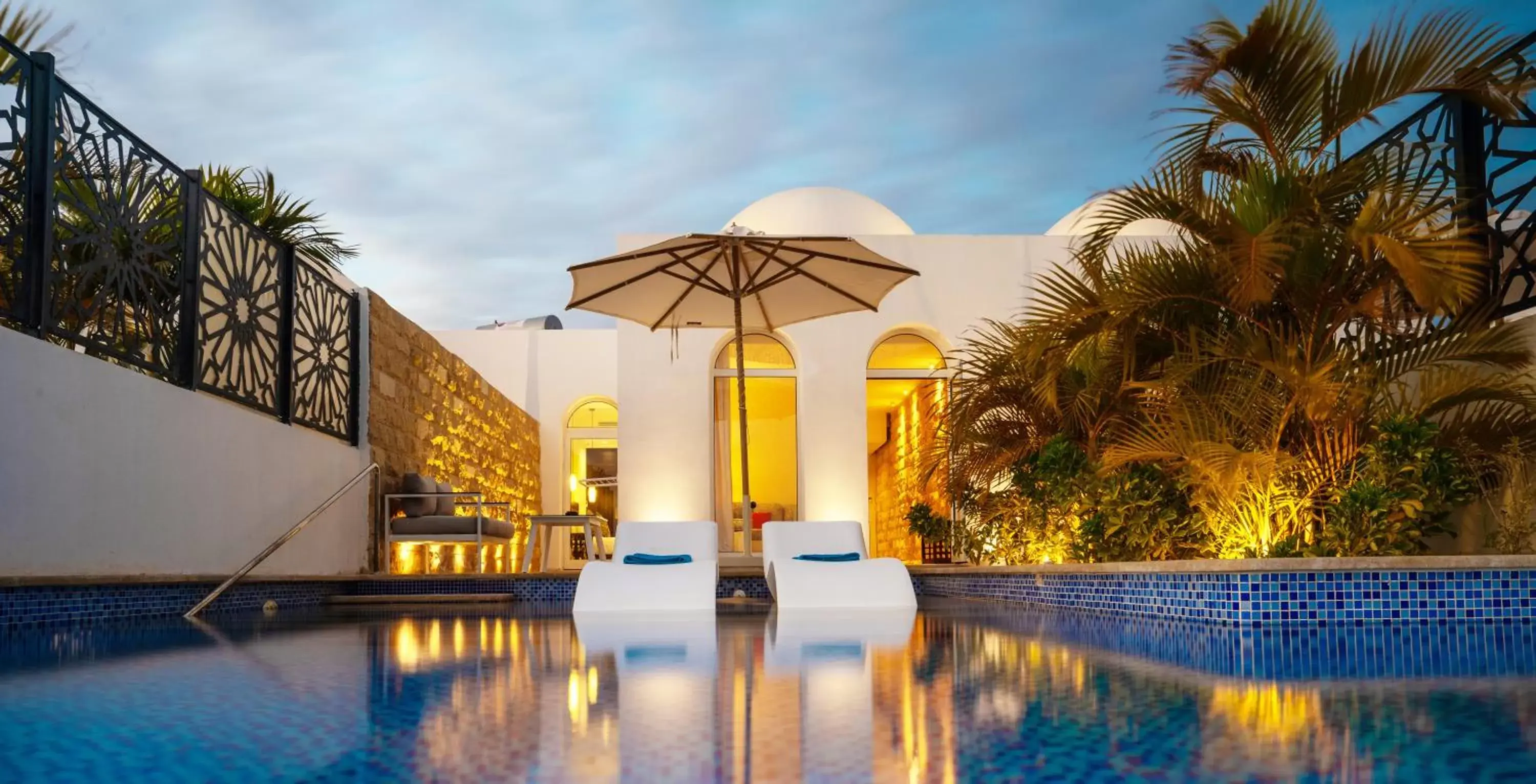 Pool view in Fort Arabesque Resort, Spa & Villas