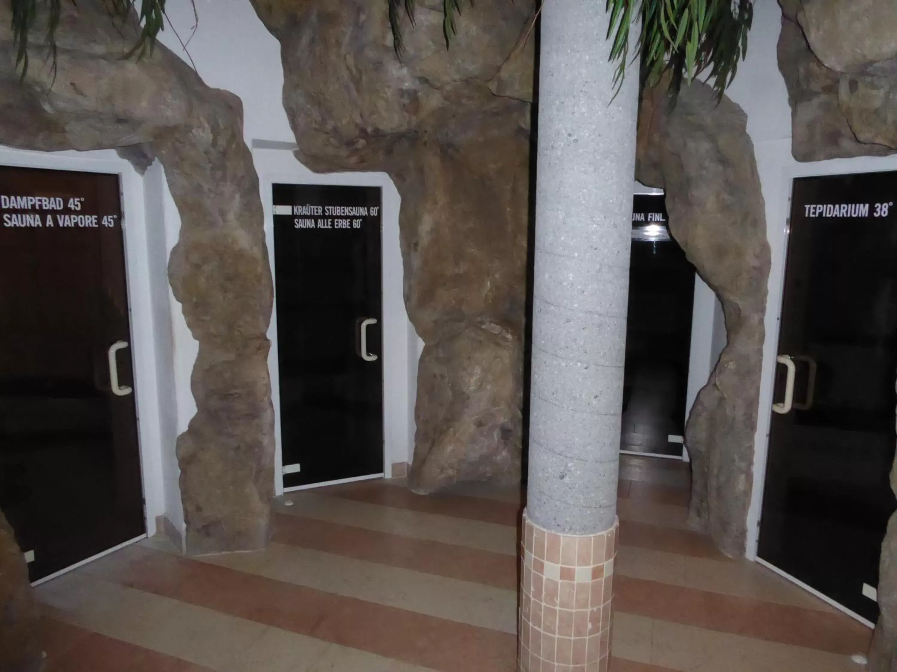 Sauna, Bathroom in Sporthotel Rasen