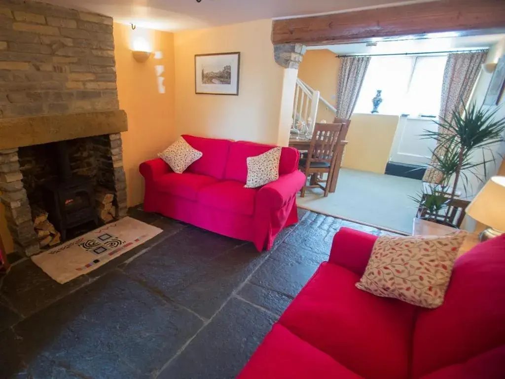 Living room, Seating Area in Withy Cottages