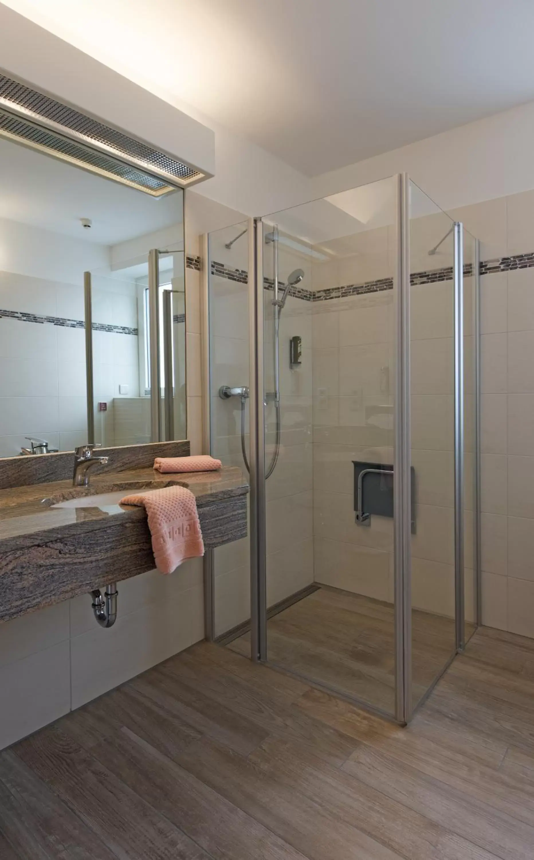 Shower, Bathroom in Hotel Wittensee Schützenhof