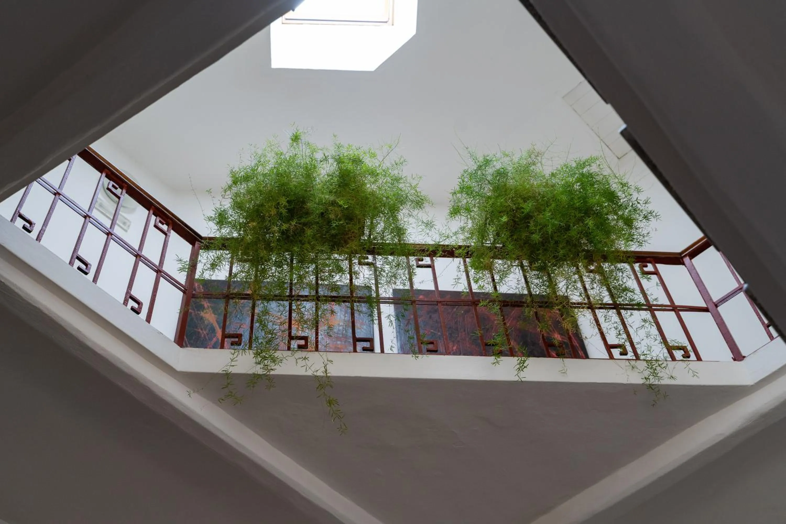 Inner courtyard view in Hotel Mom Assisi