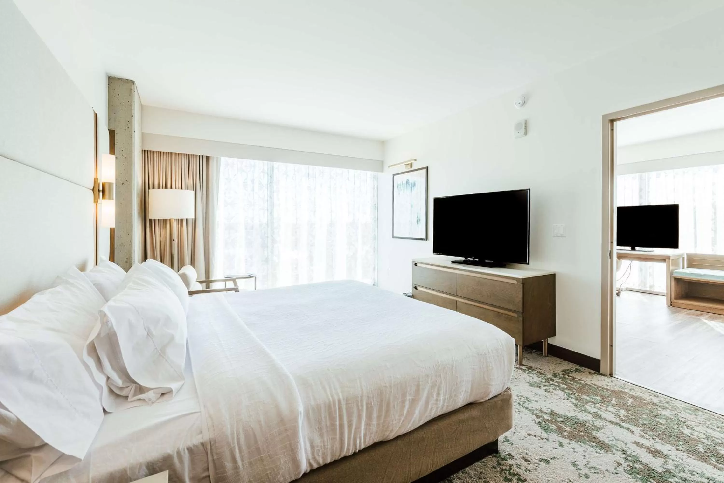 Bed in Hilton Garden Inn Denver Union Station