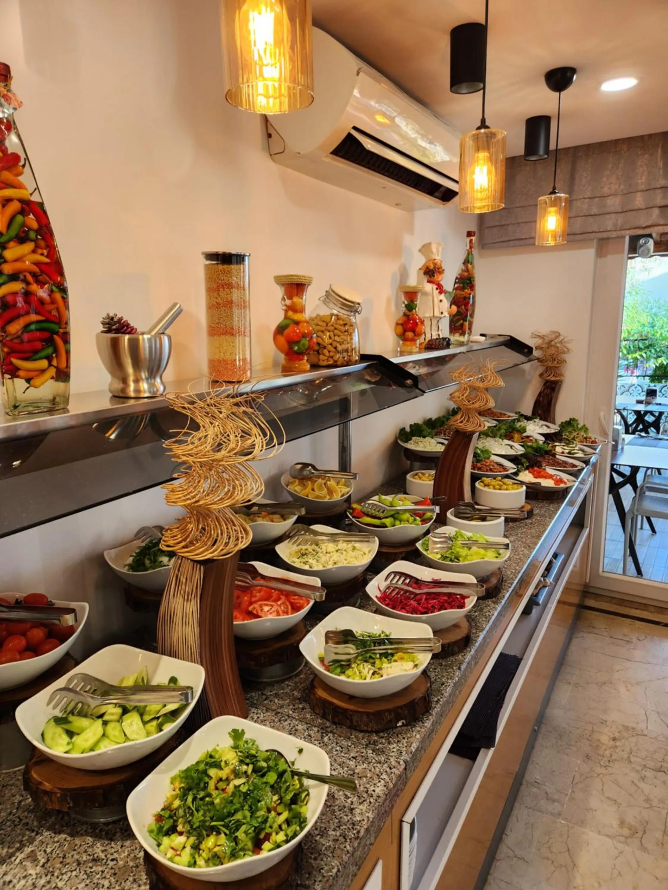 Kitchen or kitchenette in Esperanza Hotel