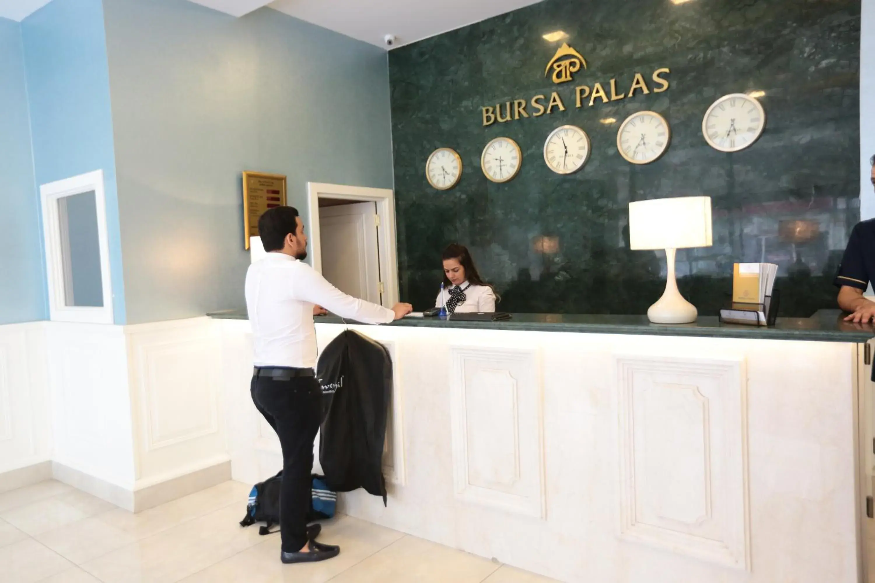 Lobby or reception, Lobby/Reception in Bursa Palas Hotel