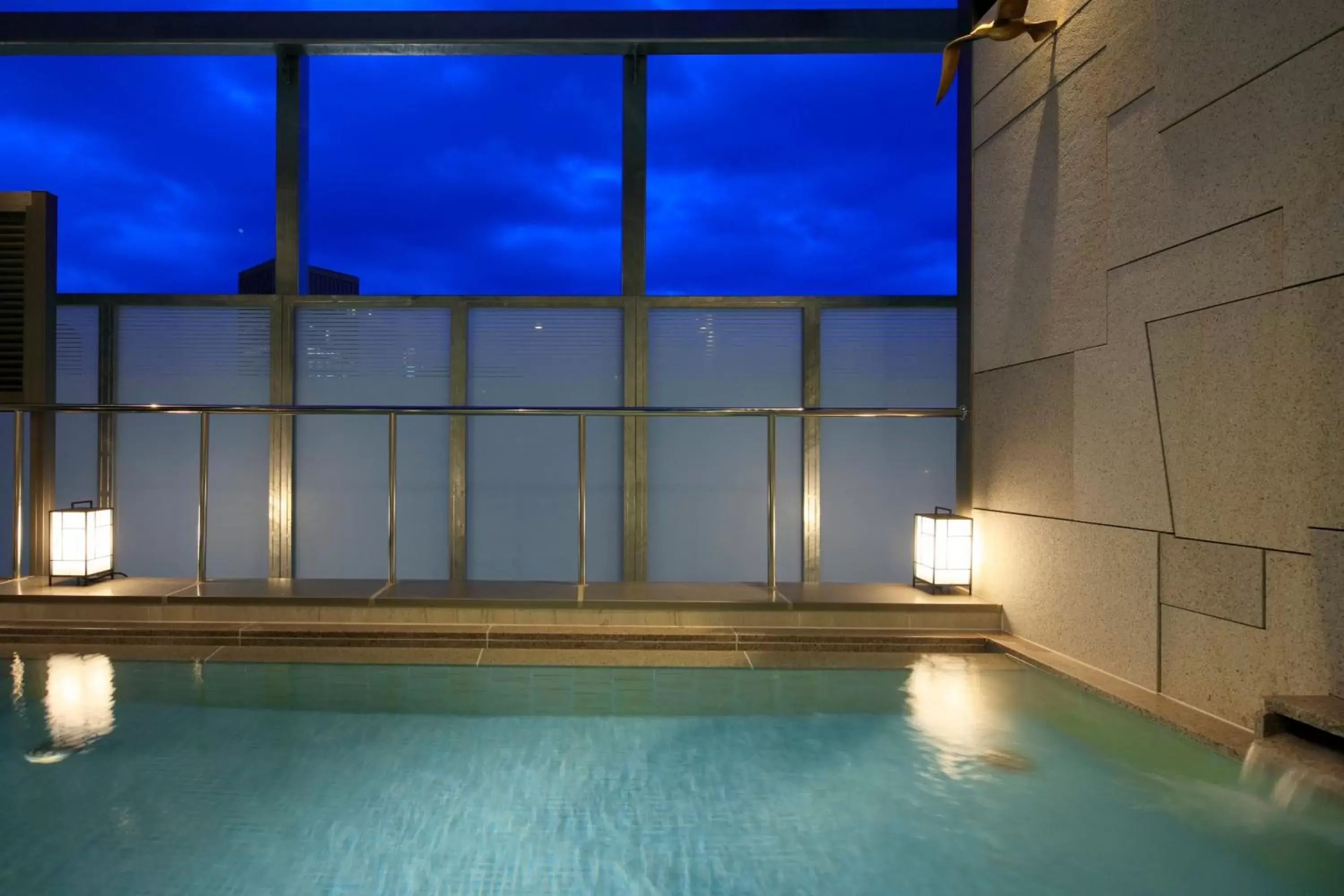 Open Air Bath, Swimming Pool in Candeo Hotels Kobe Tor Road