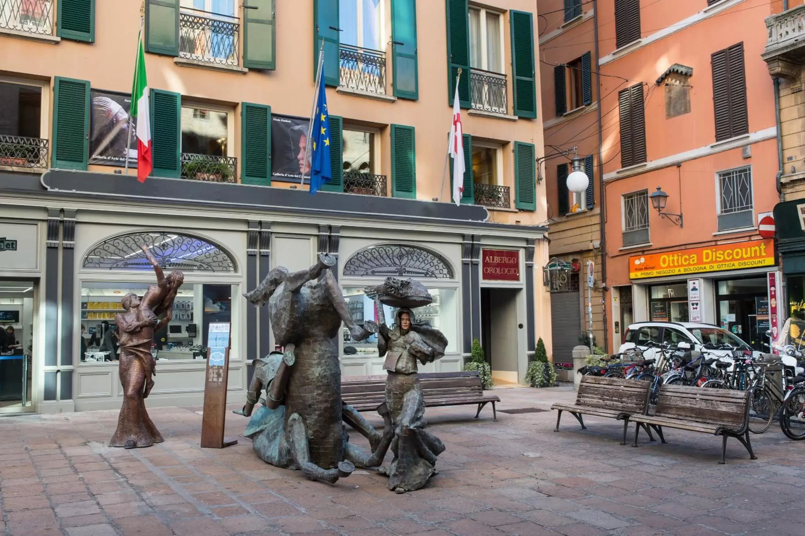 Facade/entrance in Art Hotel Orologio