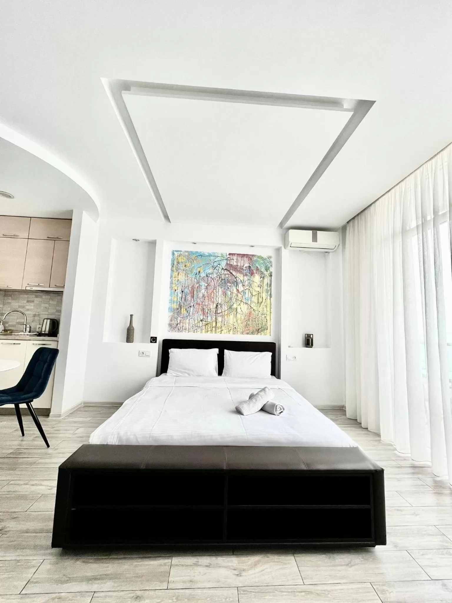 Bed in Aparthotel Holiday Lux Batumi