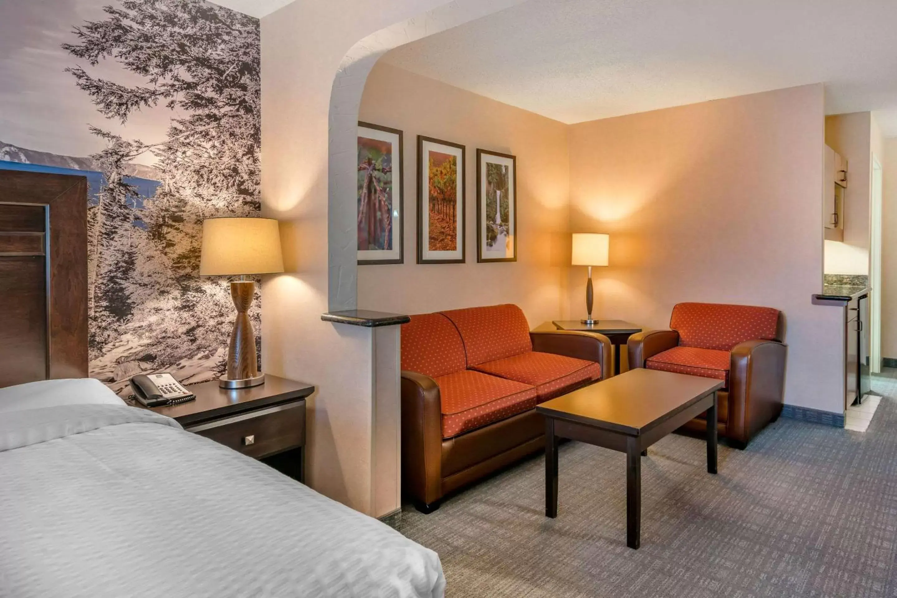 Bedroom, Seating Area in Clarion Pointe Medford