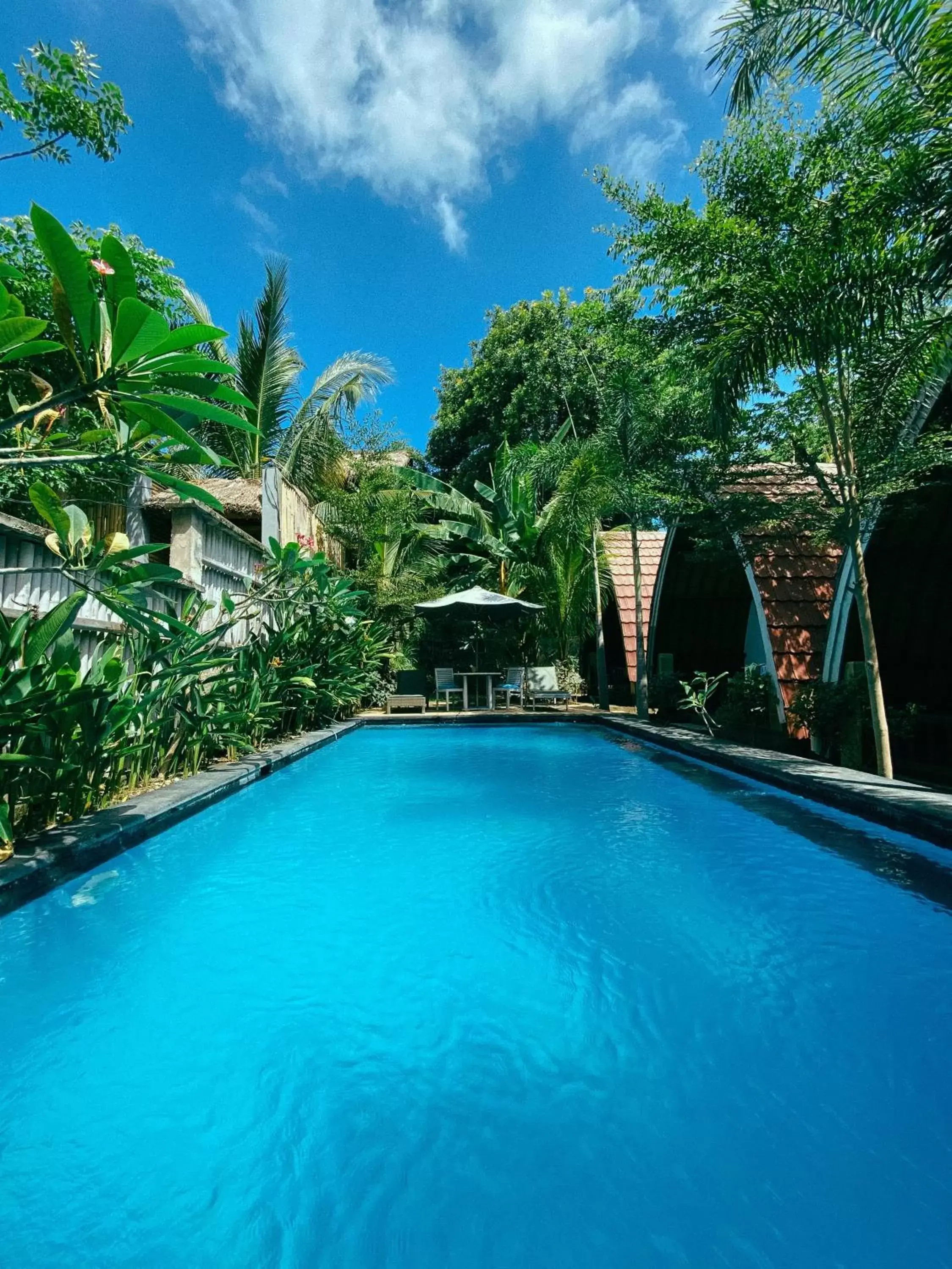 Swimming pool in Uki village bungalows Swimming pool in Uki village bungalows
