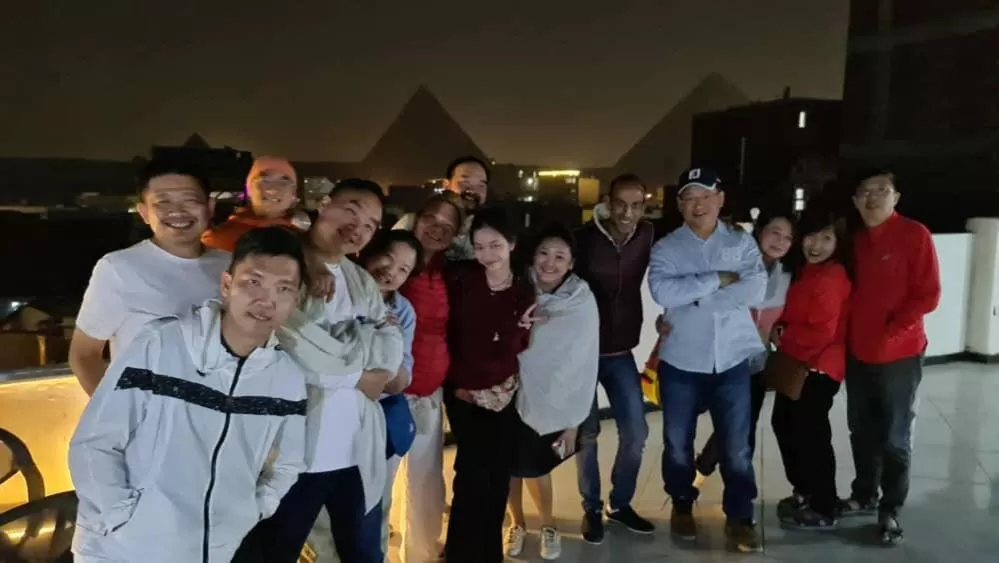 People in Eagles Pyramids View