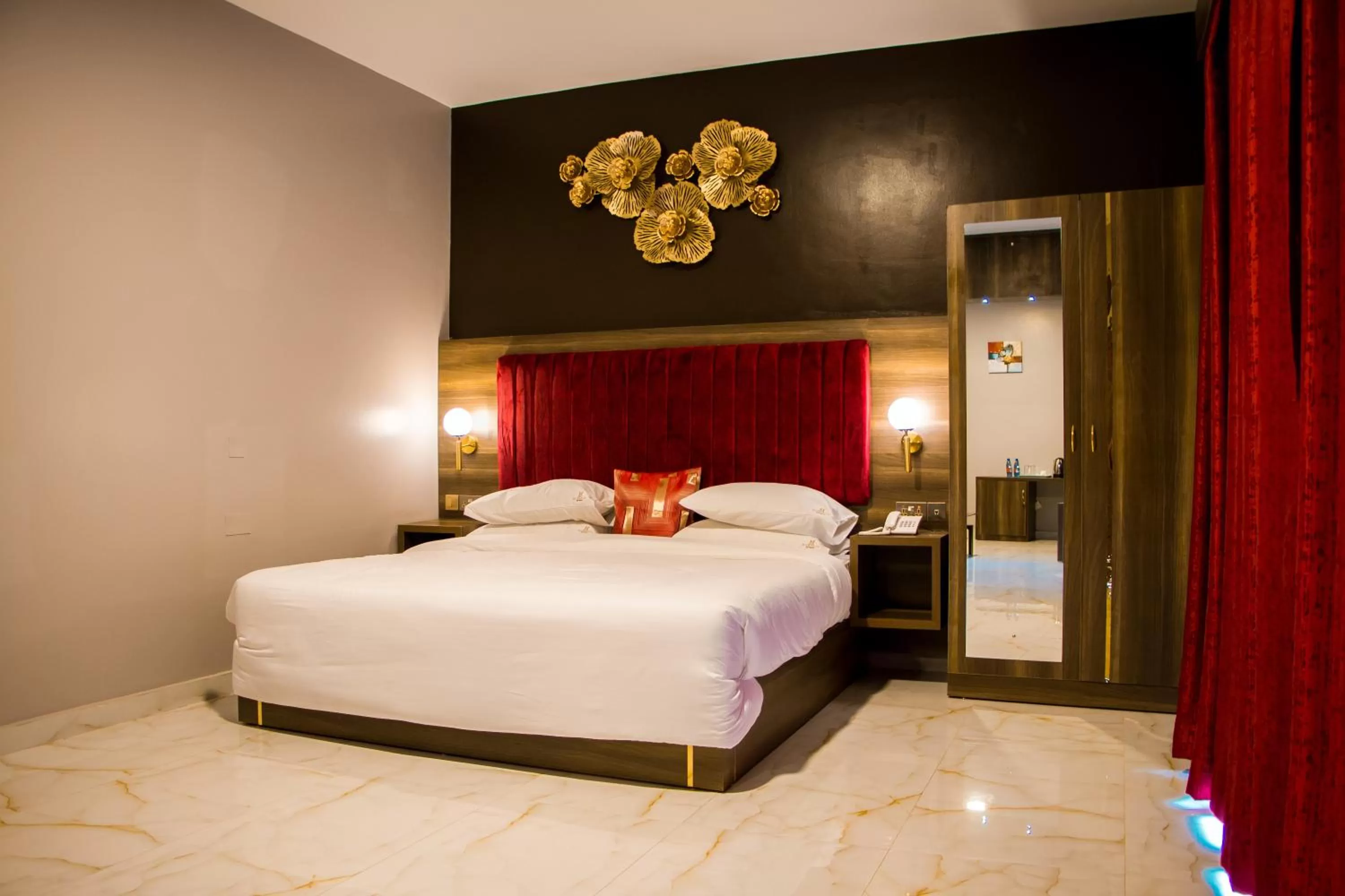 Bed in Hotel Horizon Entebbe