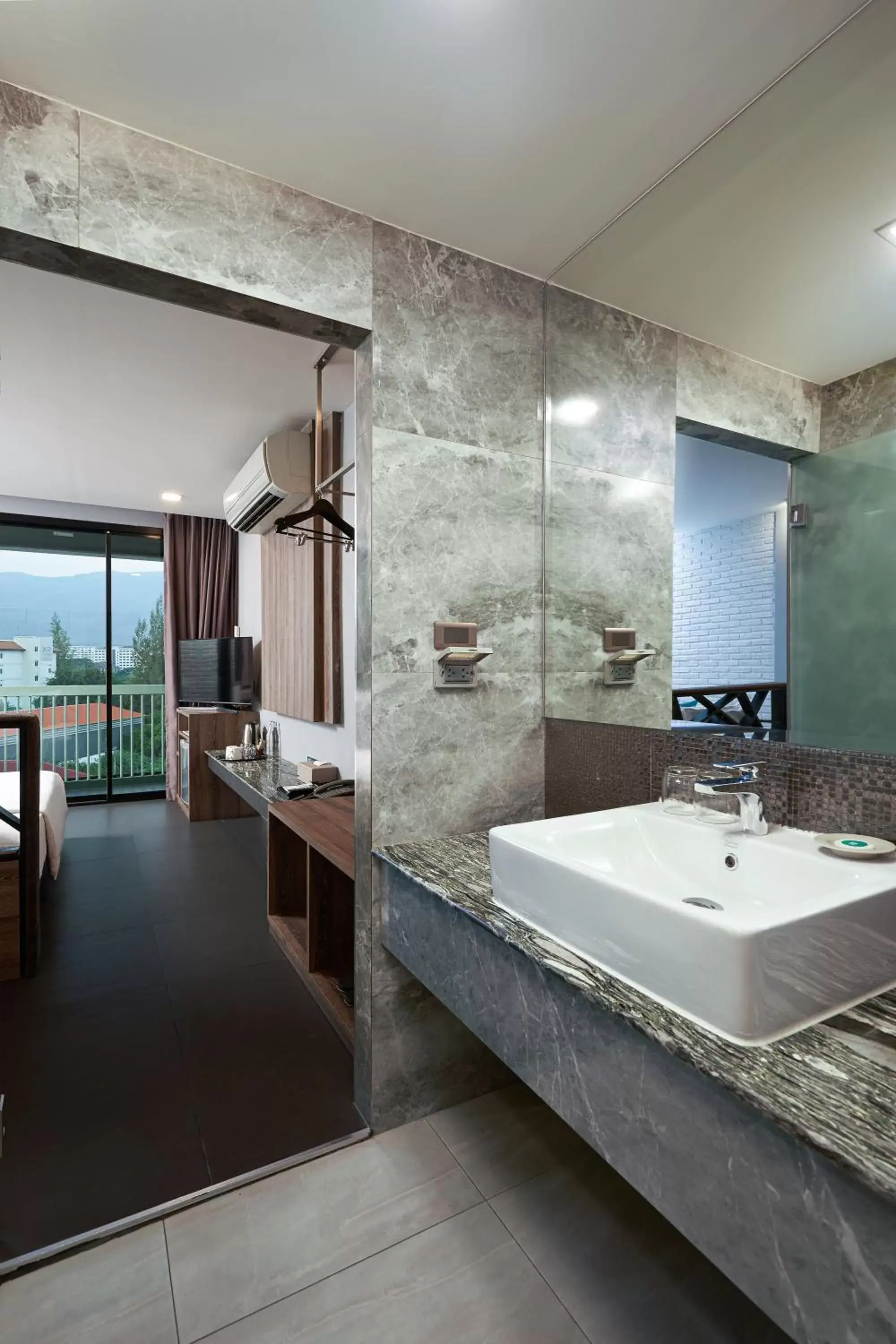 Bathroom in Cross Vibe Chiang Mai Decem Nimman Hotel - formerly X2 Vibe Chiang Mai Decem - SHA Extra Plus