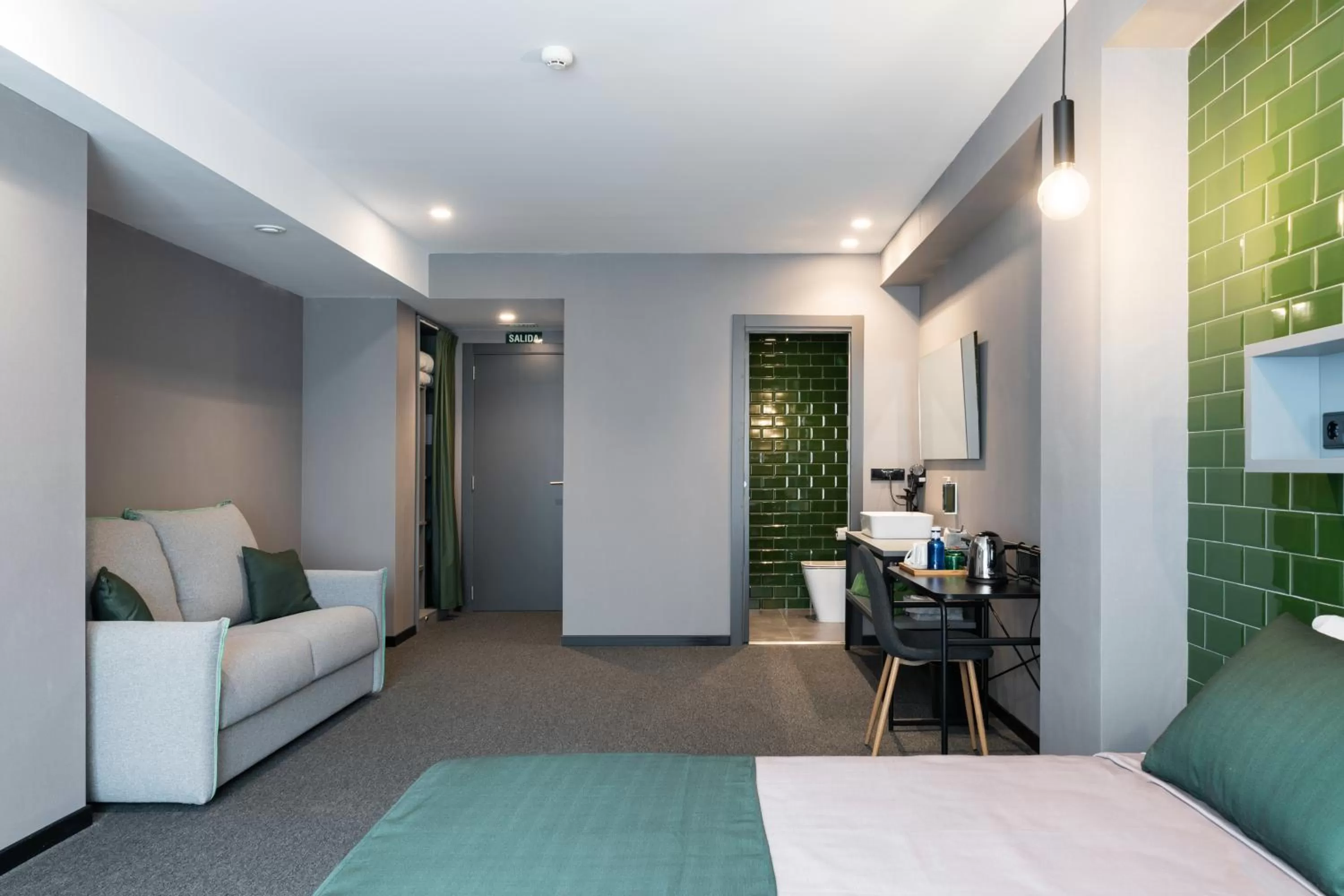 Living room, Bed in Nest Style Valencia