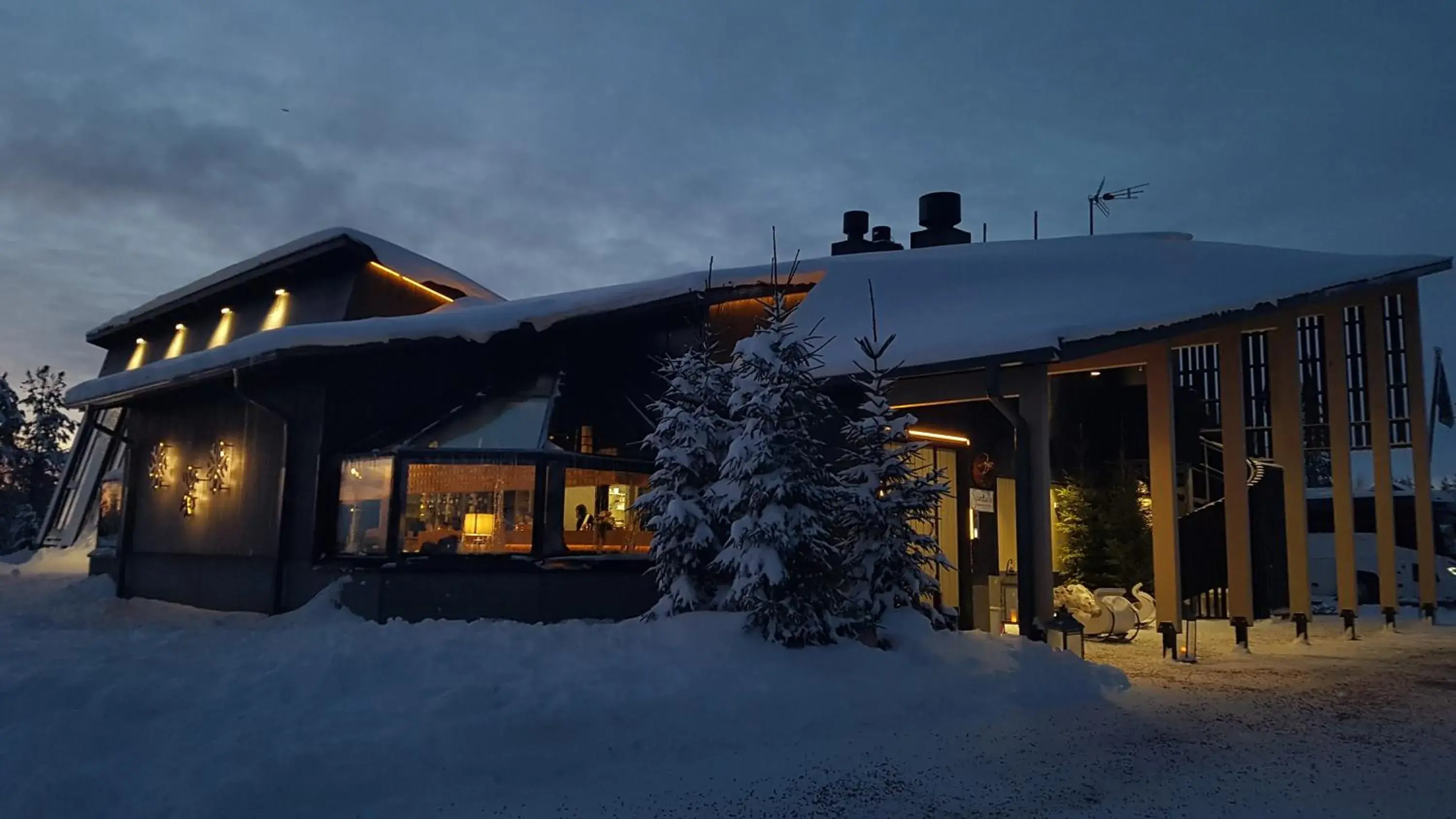 Facade/entrance, Winter in Santa's Igloos Arctic Circle