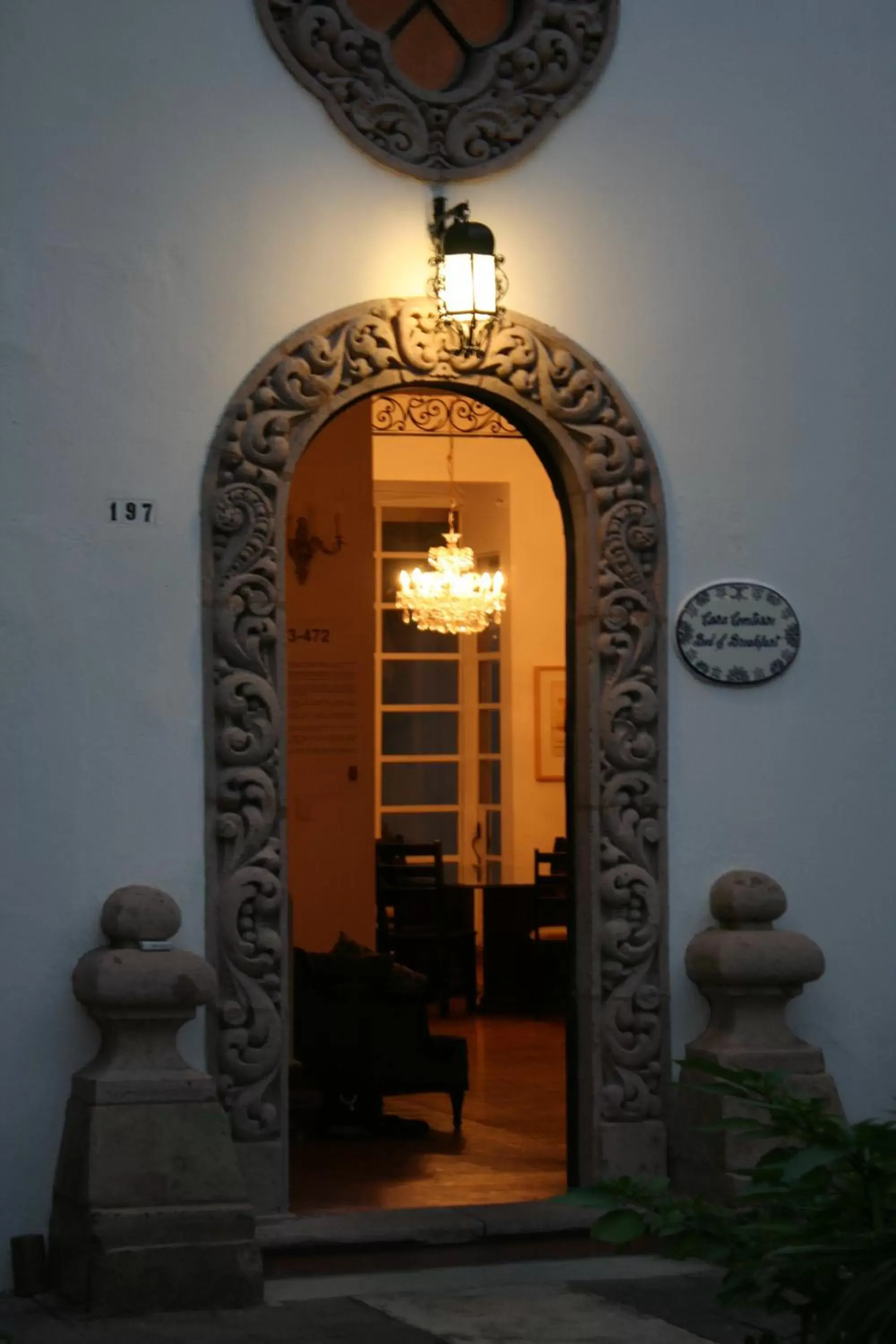 Facade/entrance in Casa Comtesse