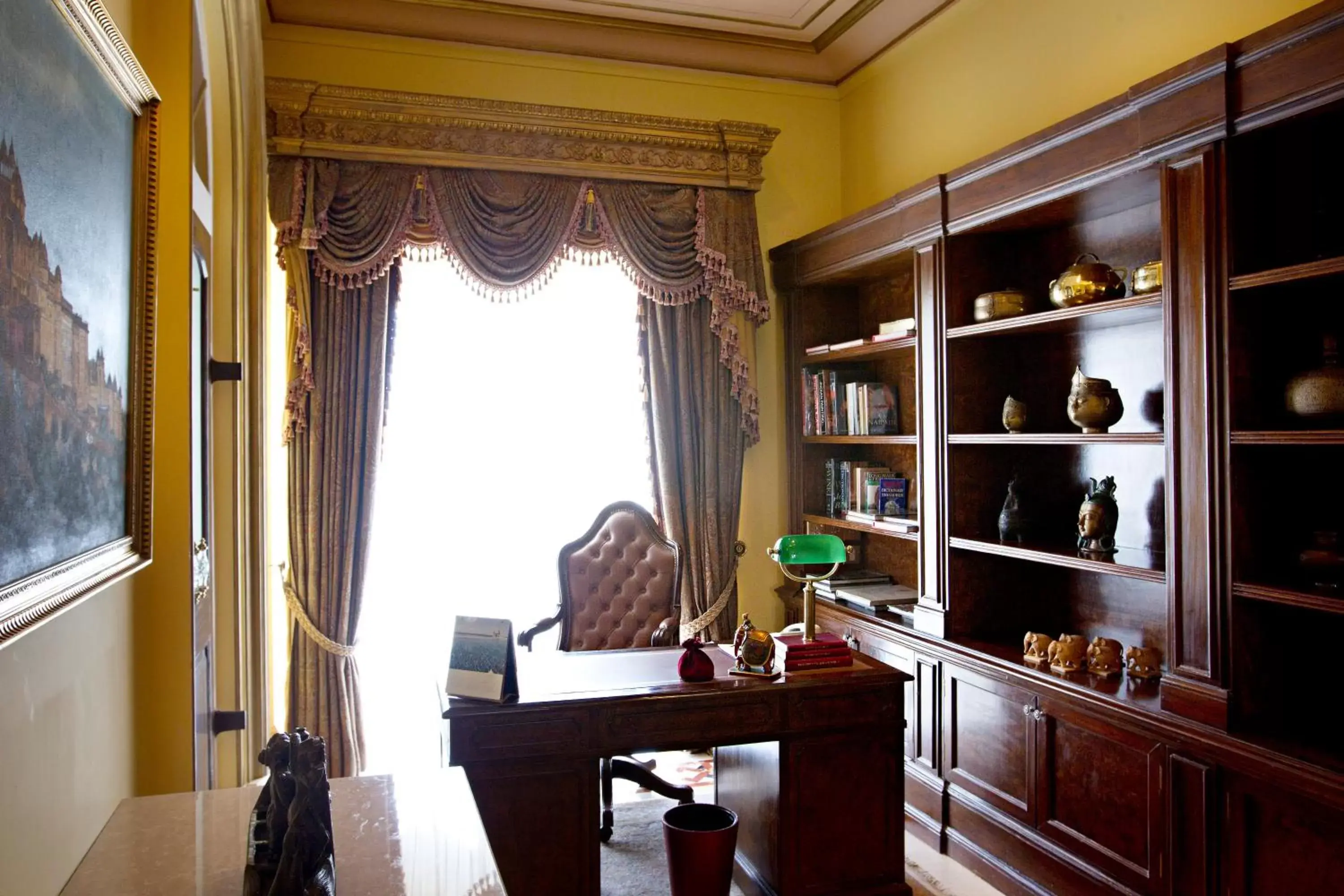 Library in Taj Lake Palace Udaipur