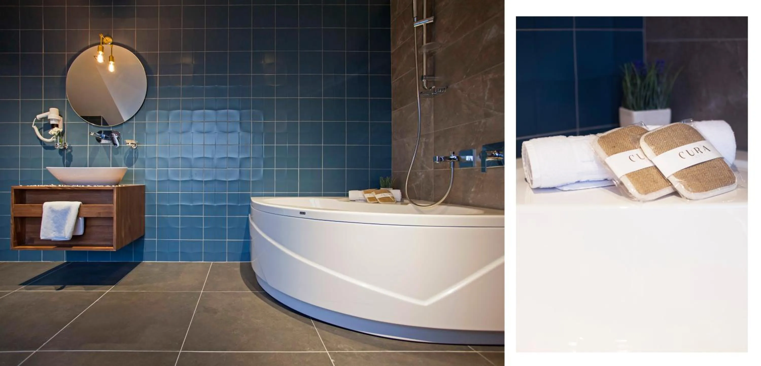 Bathroom in Hotel Cura