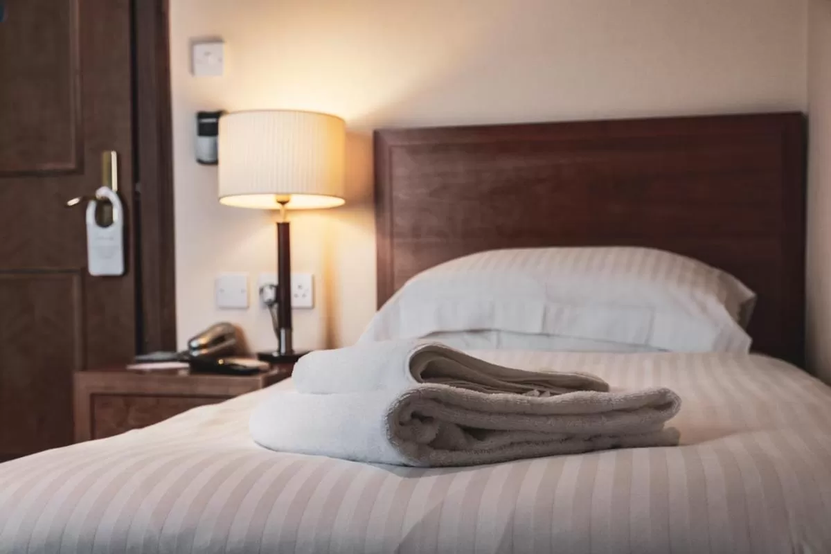 Bed in The Angus Hotel & Spa